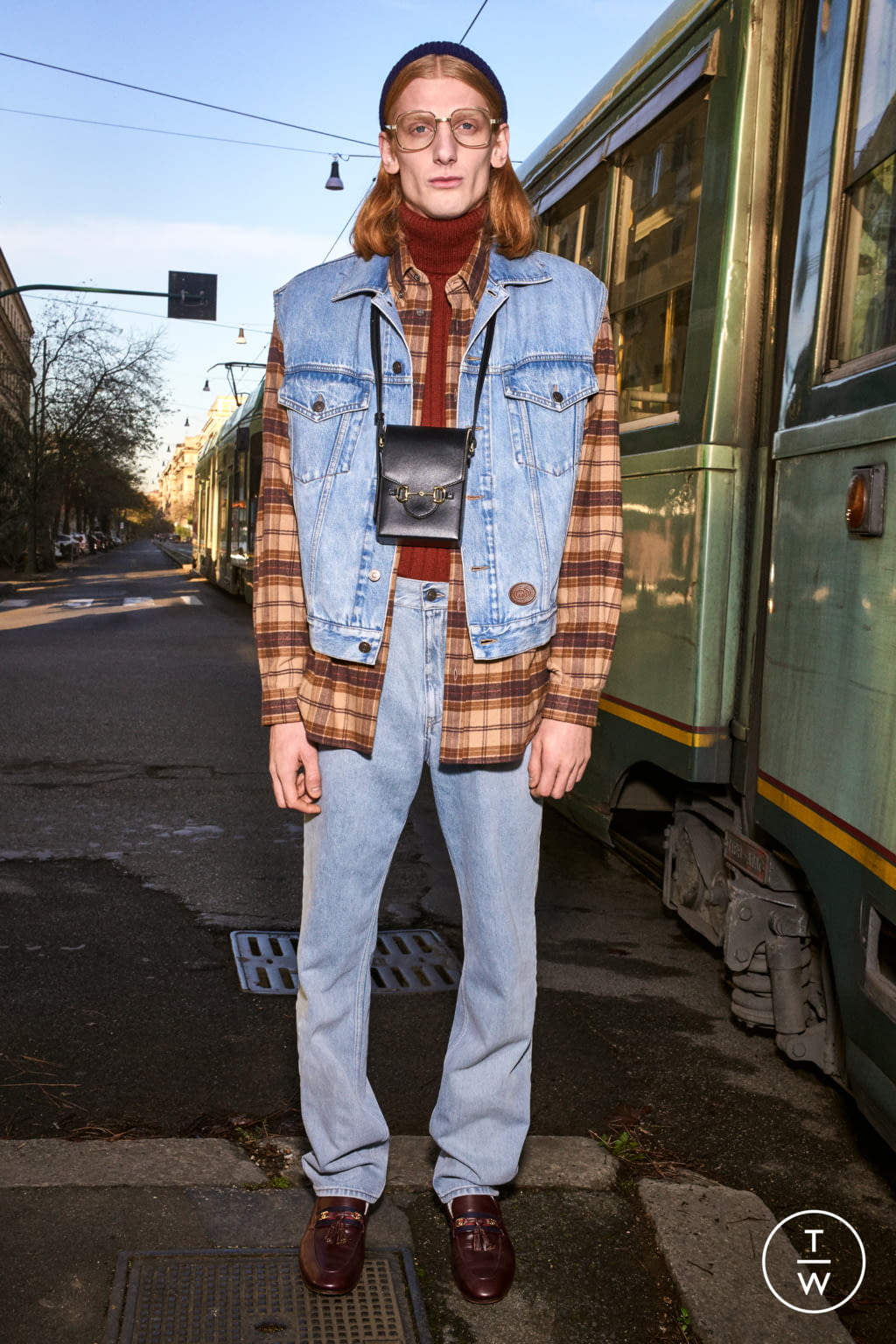 Fashion Week Milan Pre-Fall 2020 look 39 from the Gucci collection 男装