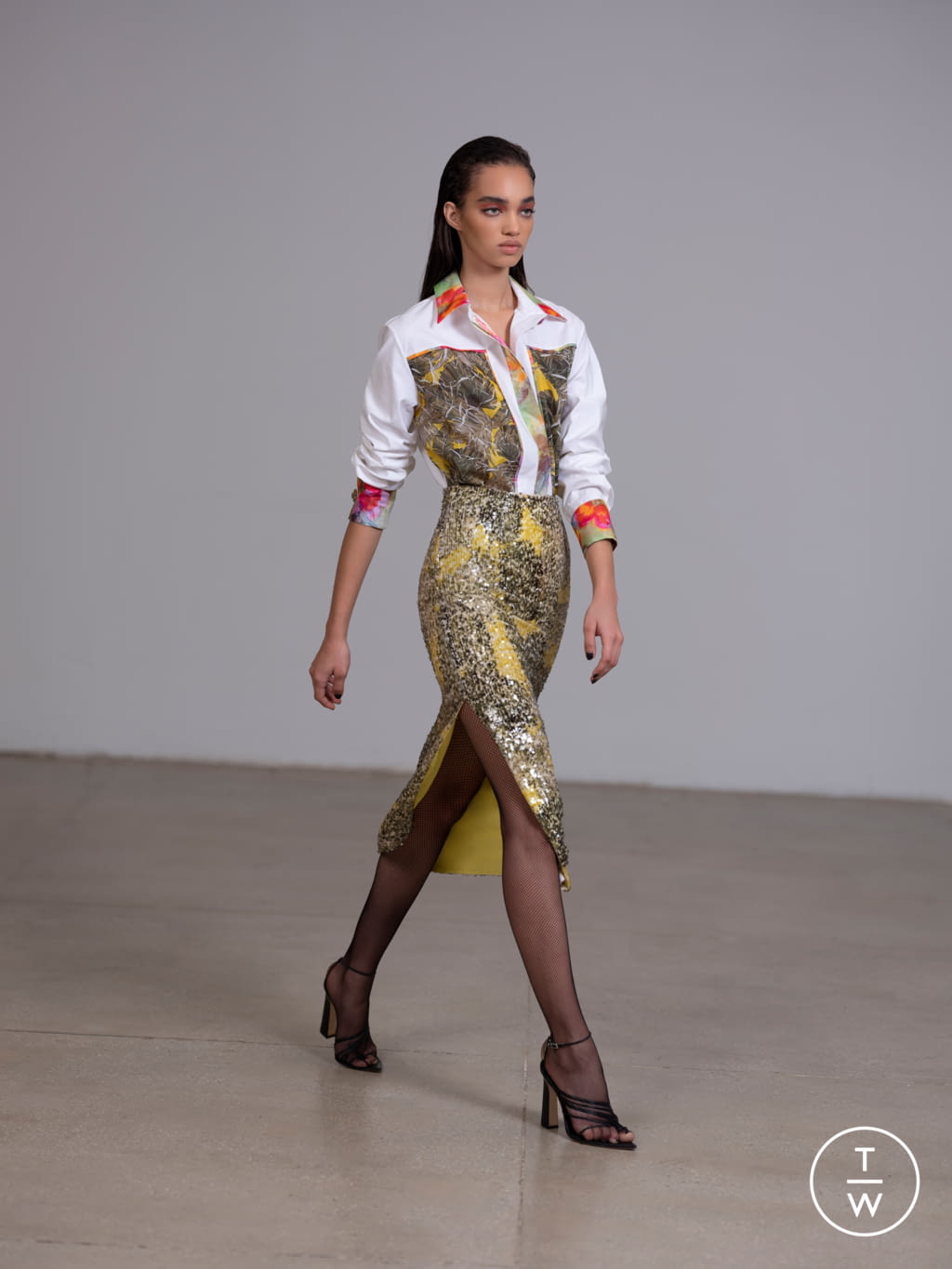 Fashion Week New York Pre-Fall 2020 look 4 from the Prabal Gurung collection womenswear
