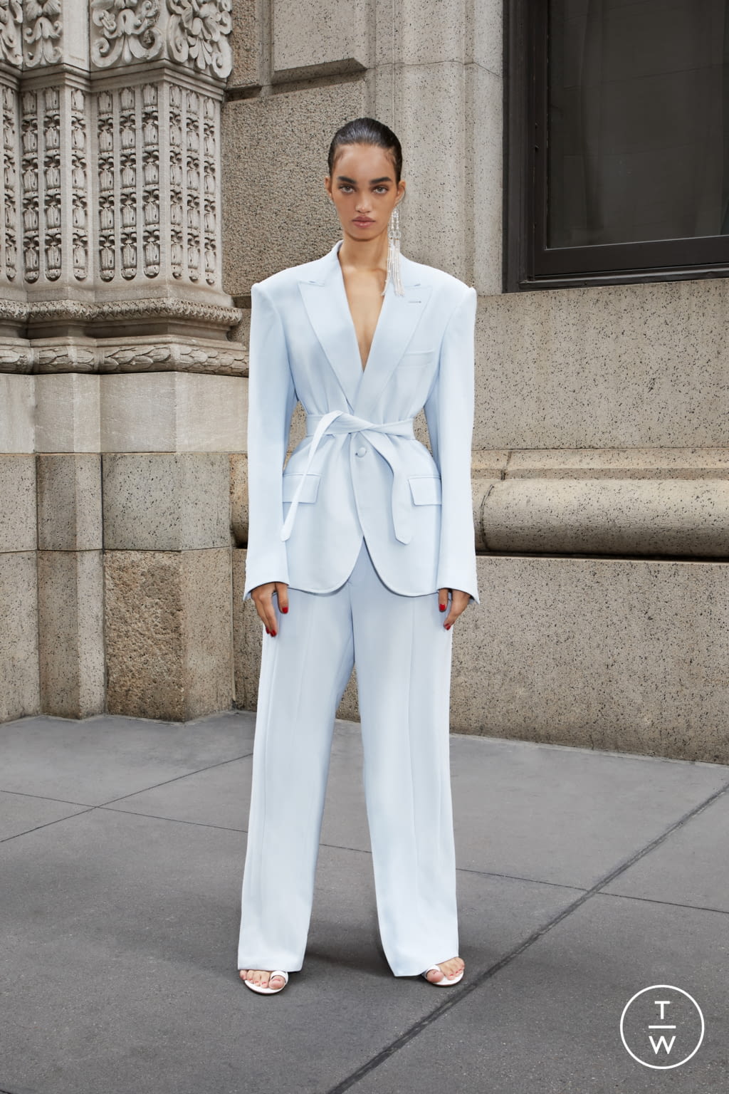 Fashion Week New York Resort 2020 look 4 from the Prabal Gurung collection 女装