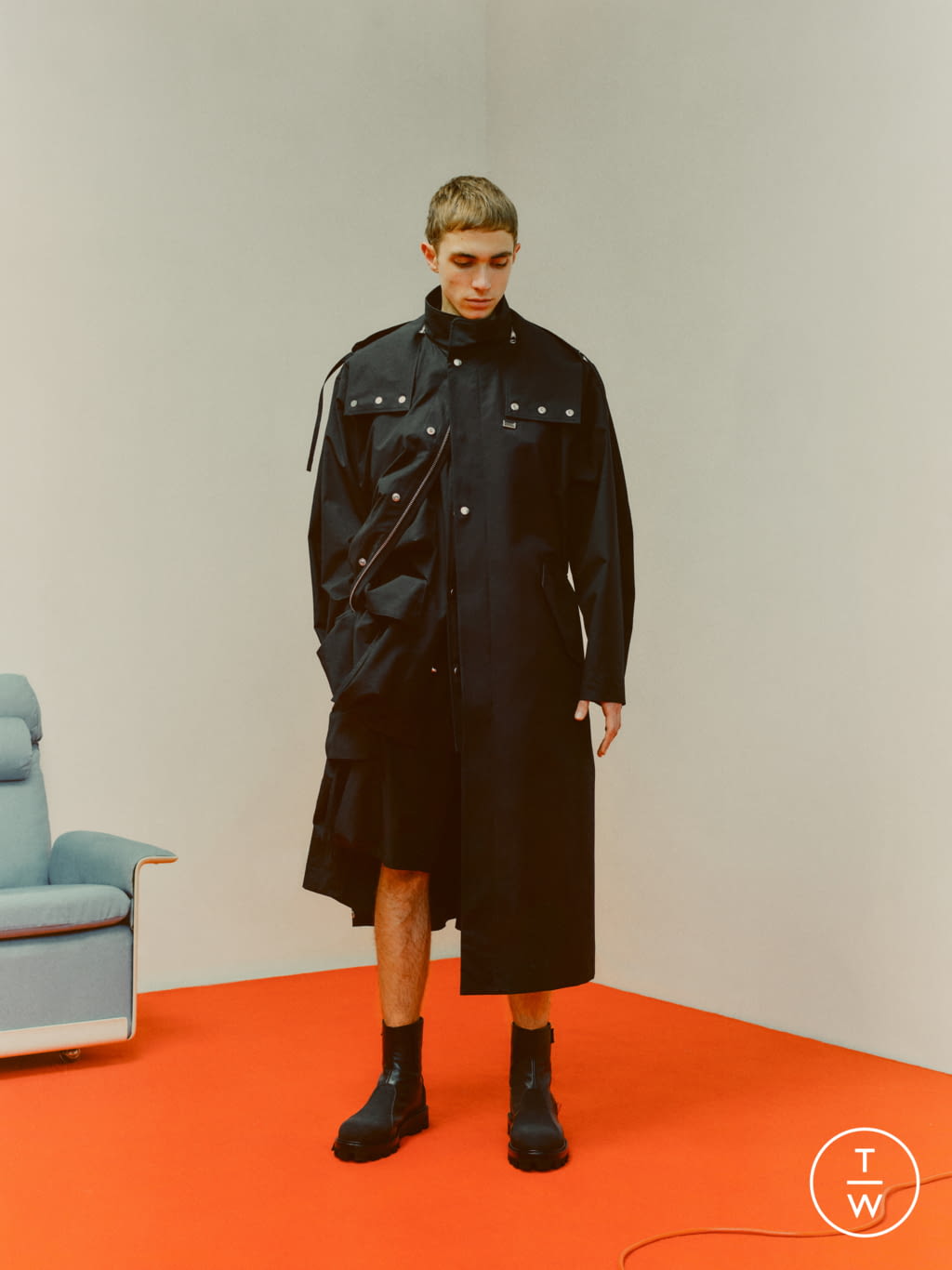 Fashion Week Paris Spring/Summer 2022 look 4 from the OAMC collection menswear