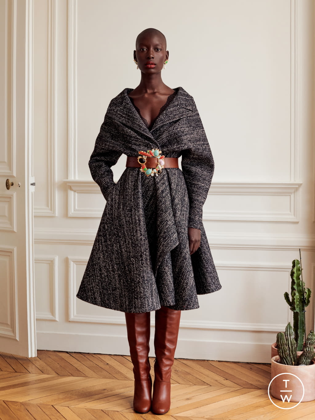 Fashion Week Paris Fall/Winter 2020 look 4 from the Alexandre Blanc collection womenswear