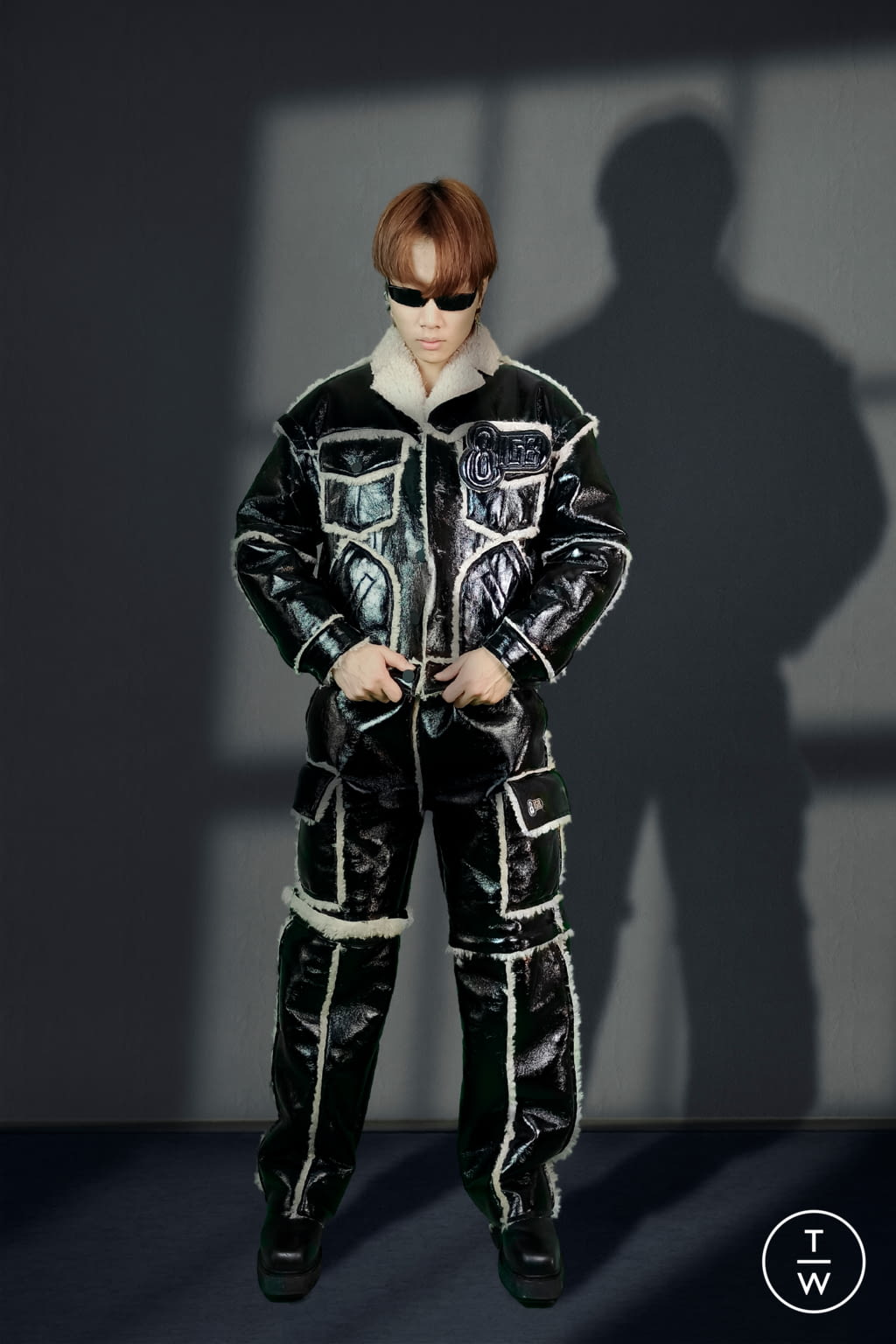 Fashion Week London Fall/Winter 2021 look 7 from the 8IGB community clothing collection 男装