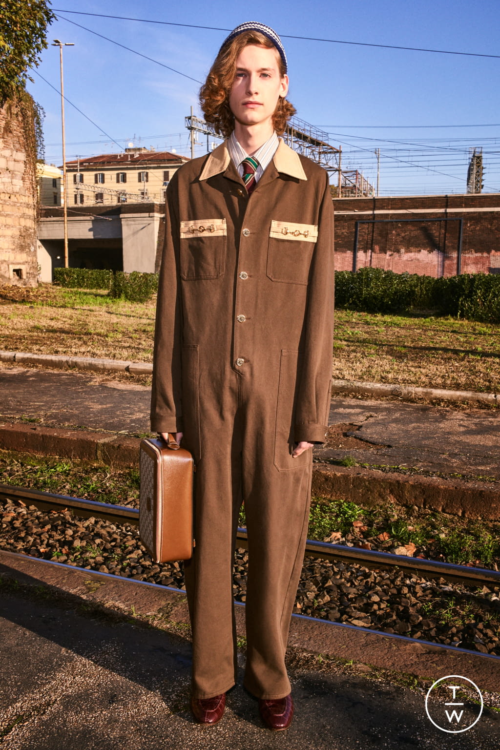 Fashion Week Milan Pre-Fall 2020 look 42 from the Gucci collection 男装