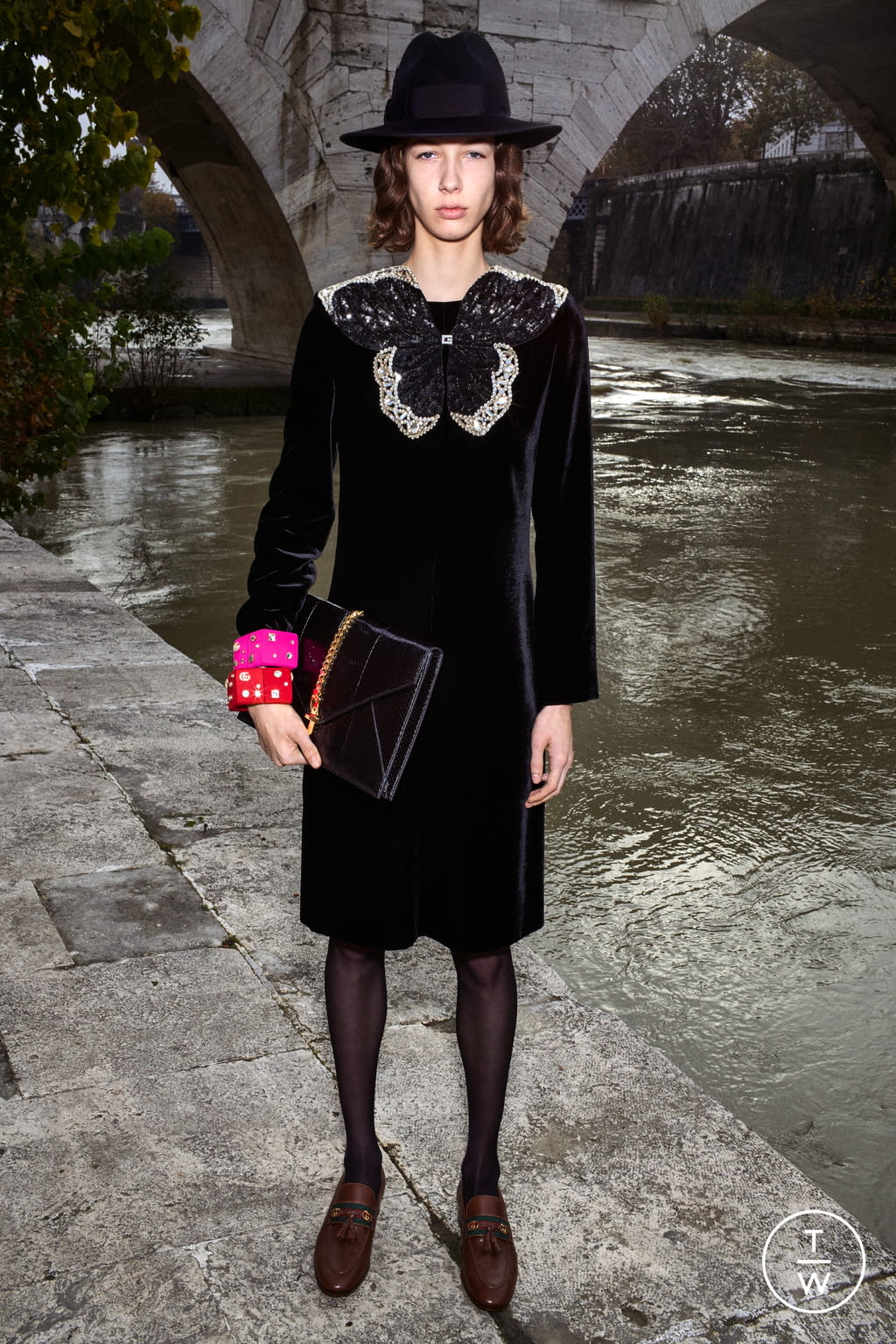 Fashion Week Milan Pre-Fall 2020 look 46 from the Gucci collection womenswear