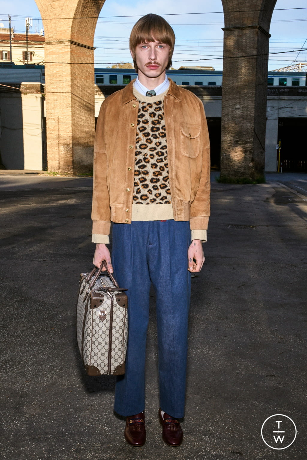 Fashion Week Milan Pre-Fall 2020 look 44 from the Gucci collection menswear
