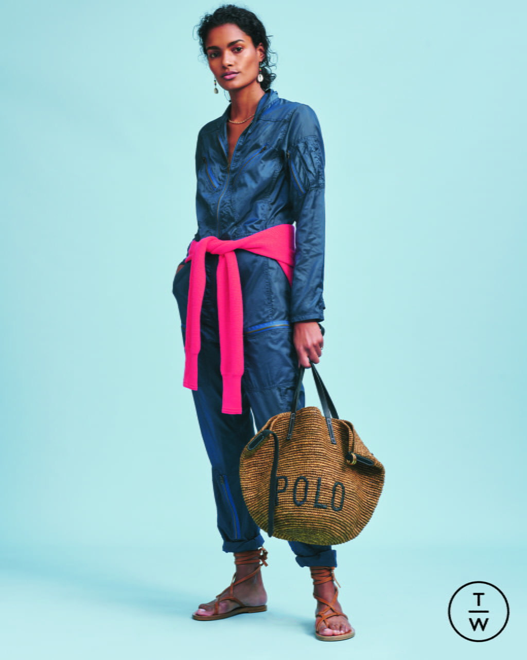 Fashion Week New York Spring/Summer 2019 look 47 from the Polo Ralph Lauren collection 女装