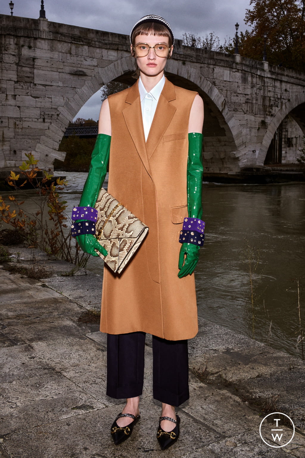 Fashion Week Milan Pre-Fall 2020 look 45 from the Gucci collection 女装