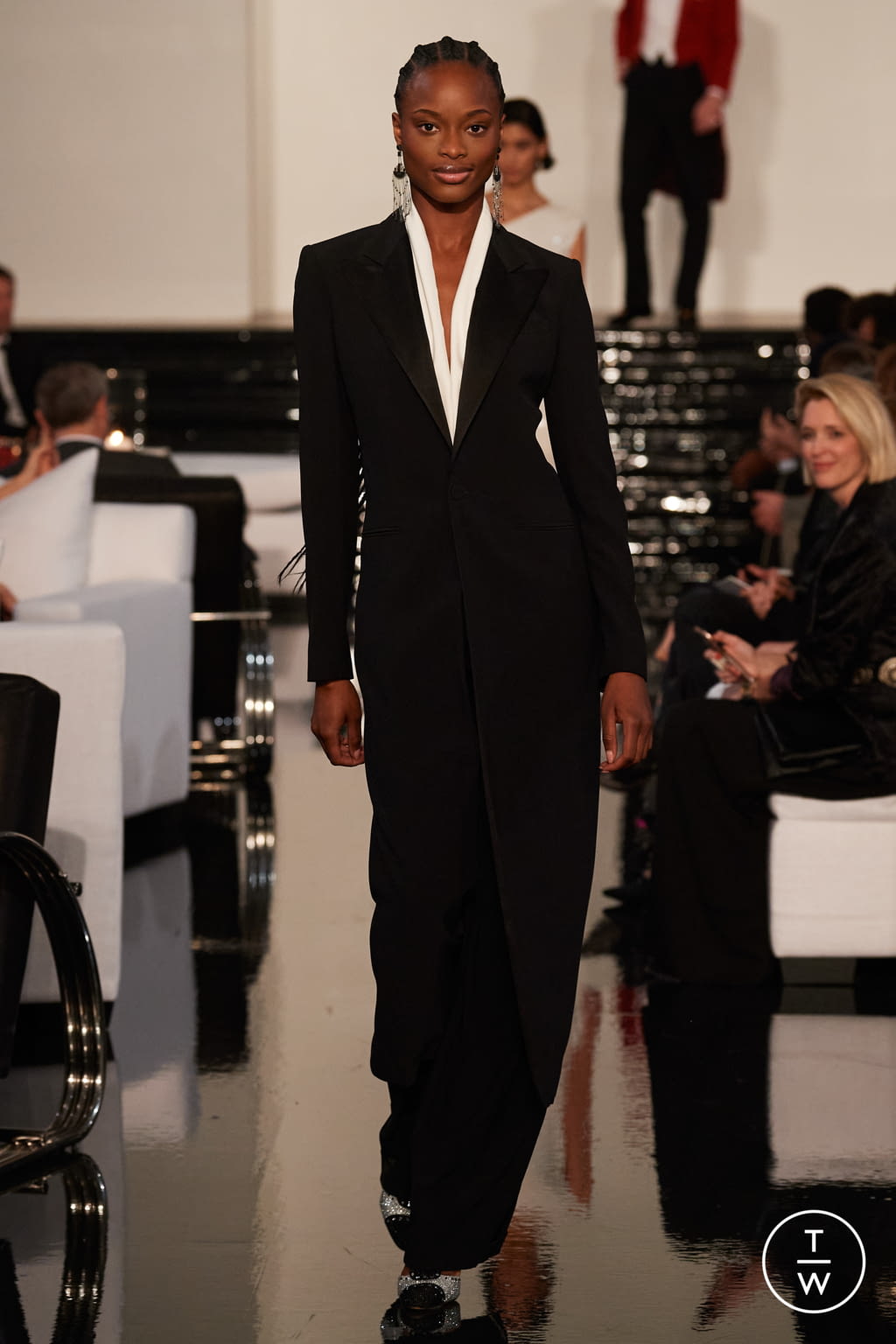 Fashion Week New York Fall/Winter 2022 look 49 from the Ralph Lauren collection womenswear