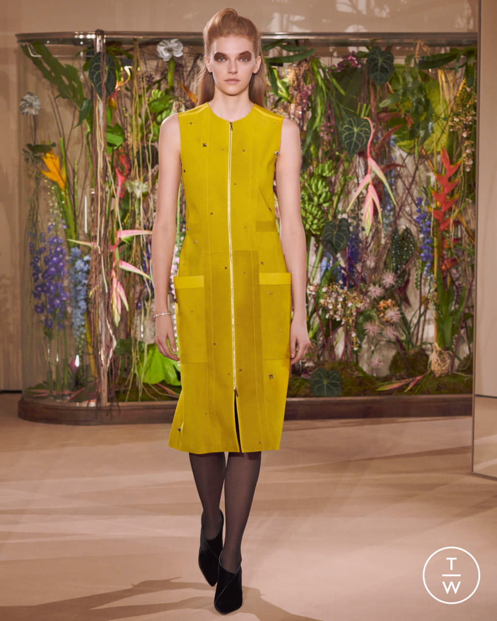 Fashion Week Paris Pre-Fall 2019 look 49 from the Hermès collection 女装