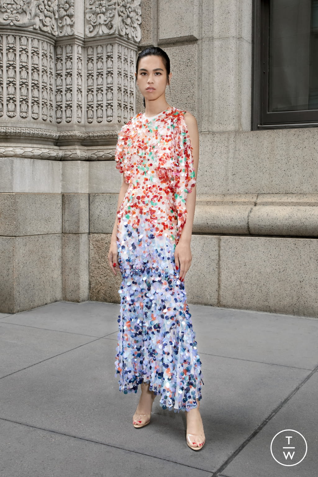 Fashion Week New York Resort 2020 look 5 from the Prabal Gurung collection 女装