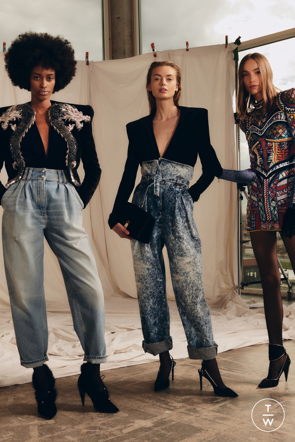 Fashion Week Paris Pre-Fall 2019 look 5 from the Balmain collection womenswear