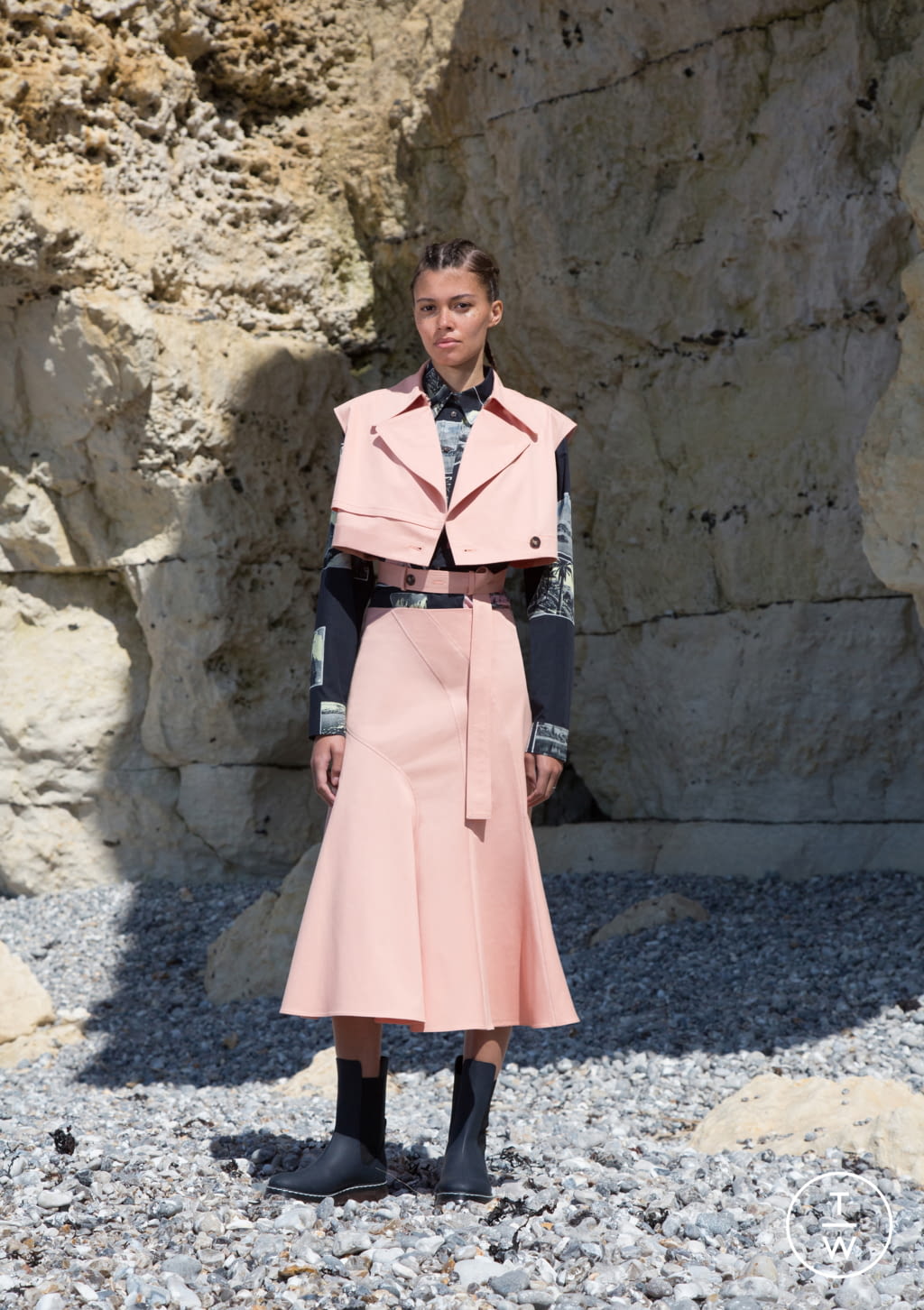 Fashion Week Paris Resort 2020 look 5 from the Cédric Charlier collection womenswear