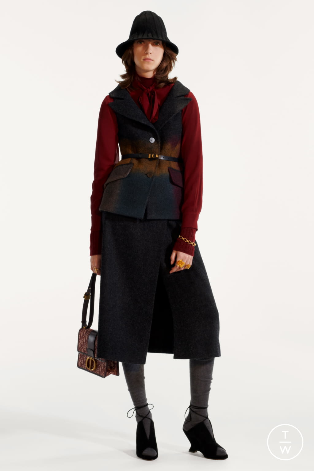 Fashion Week Paris Pre-Fall 2019 look 6 from the Christian Dior collection 女装