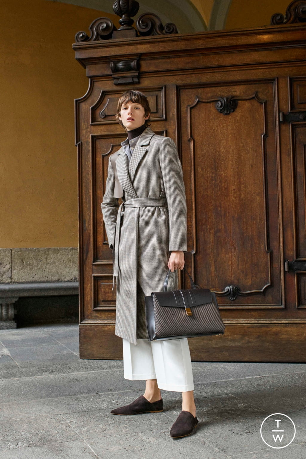 Fashion Week Milan Pre-Fall 2020 look 5 from the Agnona collection 女装