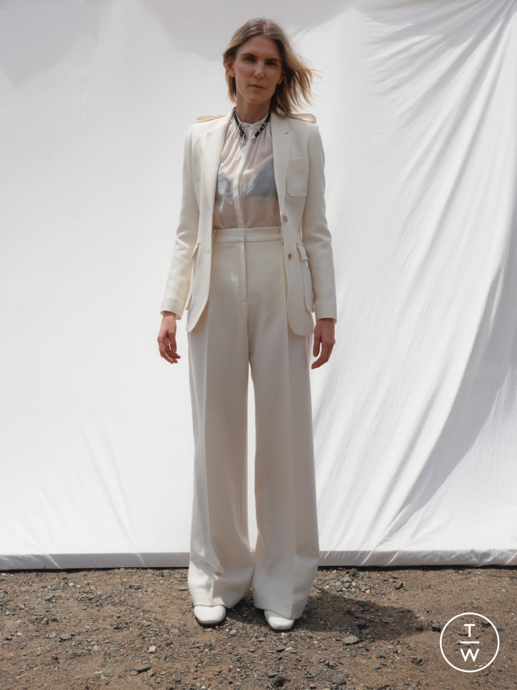 Fashion Week New York Resort 2021 look 5 from the Gabriela Hearst collection womenswear