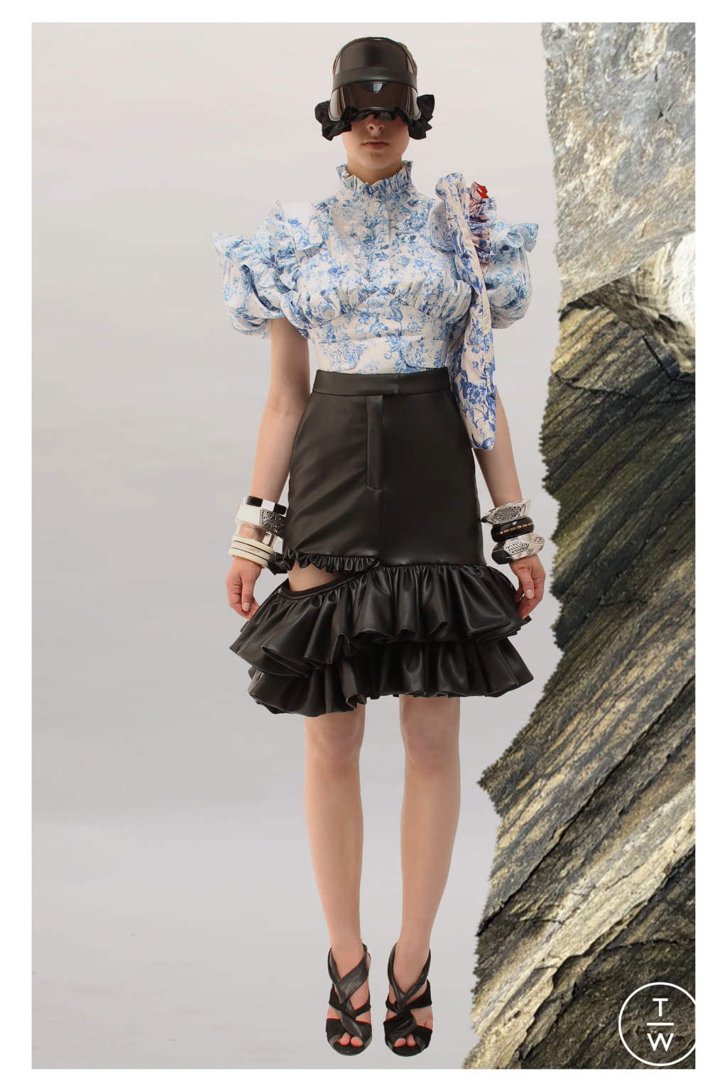 Fashion Week London Spring/Summer 2022 look 5 de la collection Preen by Thornton Bregazzi womenswear