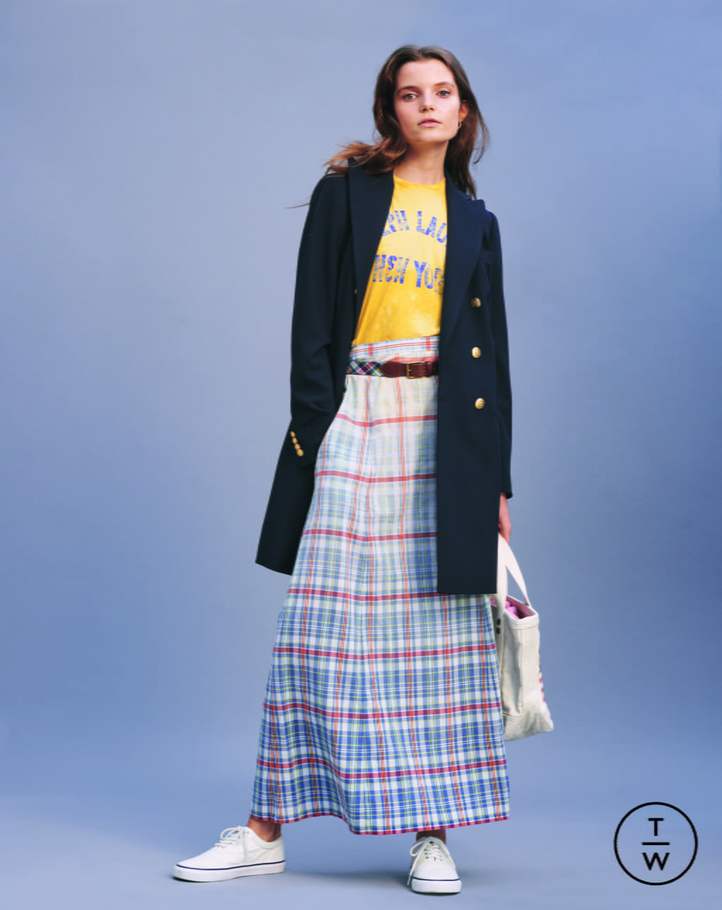 Fashion Week New York Spring/Summer 2019 look 53 from the Polo Ralph Lauren collection 女装