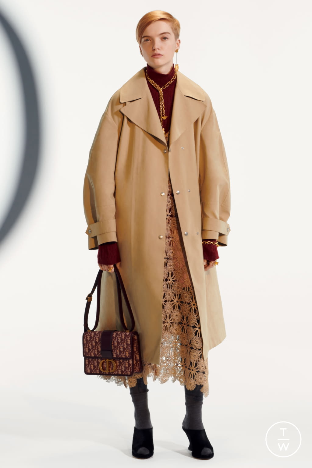 Fashion Week Paris Pre-Fall 2019 look 51 from the Christian Dior collection 女装