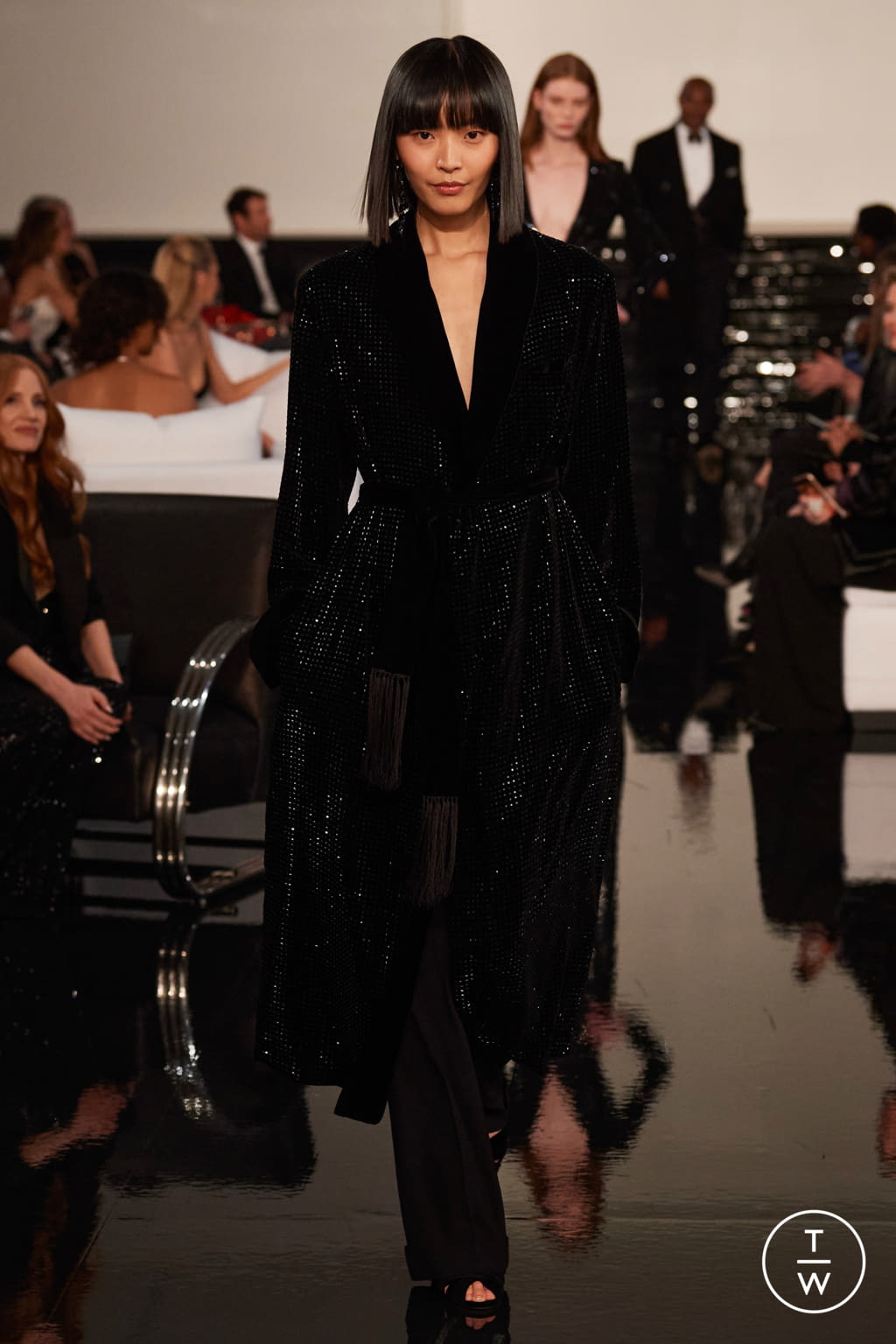 Fashion Week New York Fall/Winter 2022 look 56 de la collection Ralph Lauren womenswear