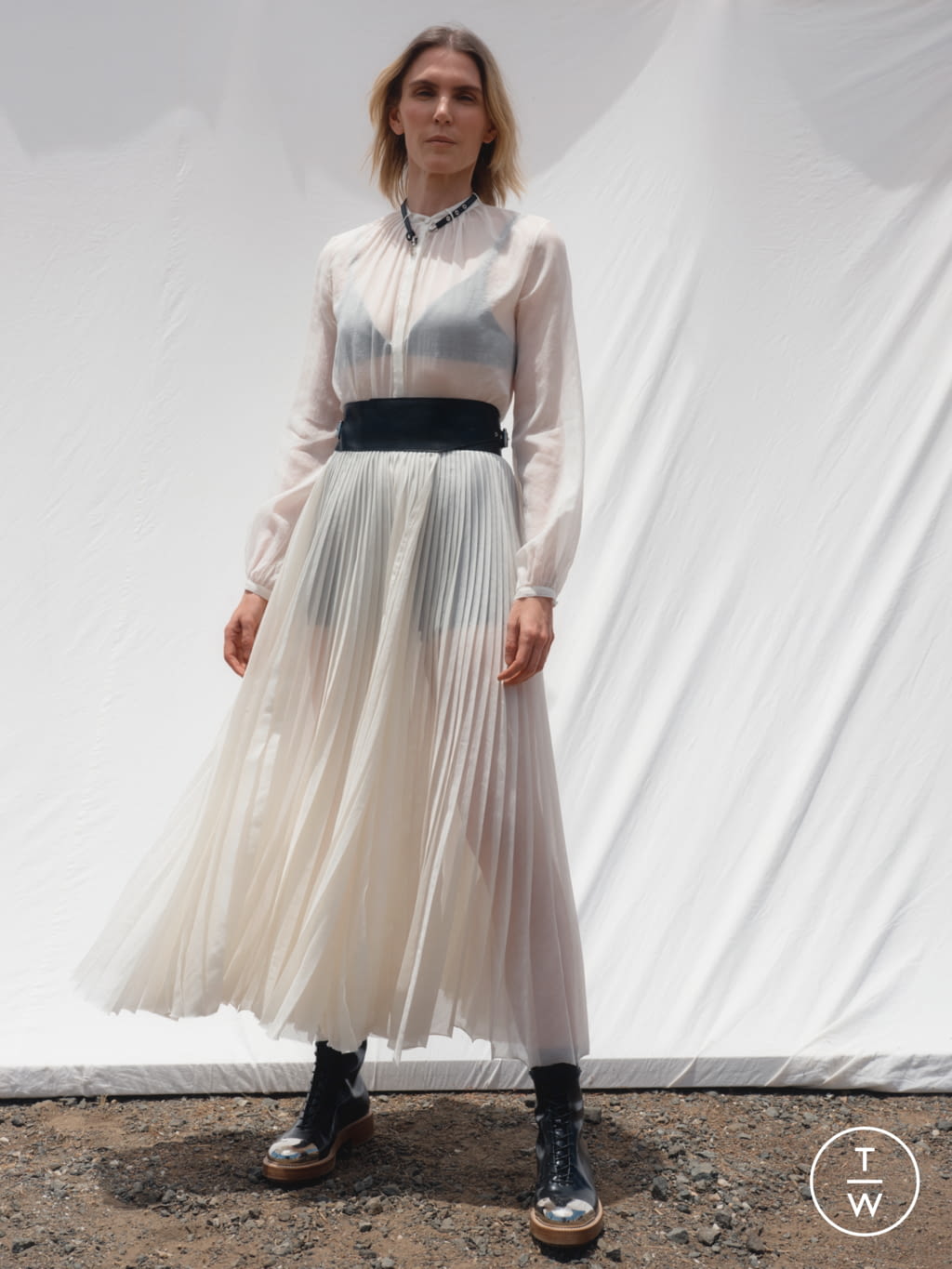 Fashion Week New York Resort 2021 look 6 from the Gabriela Hearst collection womenswear