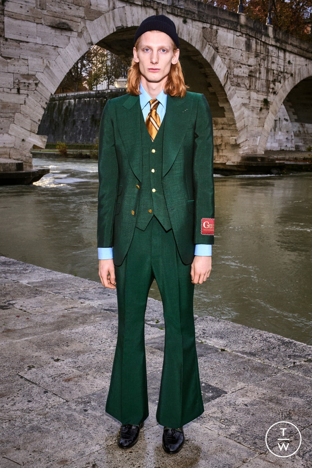Fashion Week Milan Pre-Fall 2020 look 6 from the Gucci collection 男装