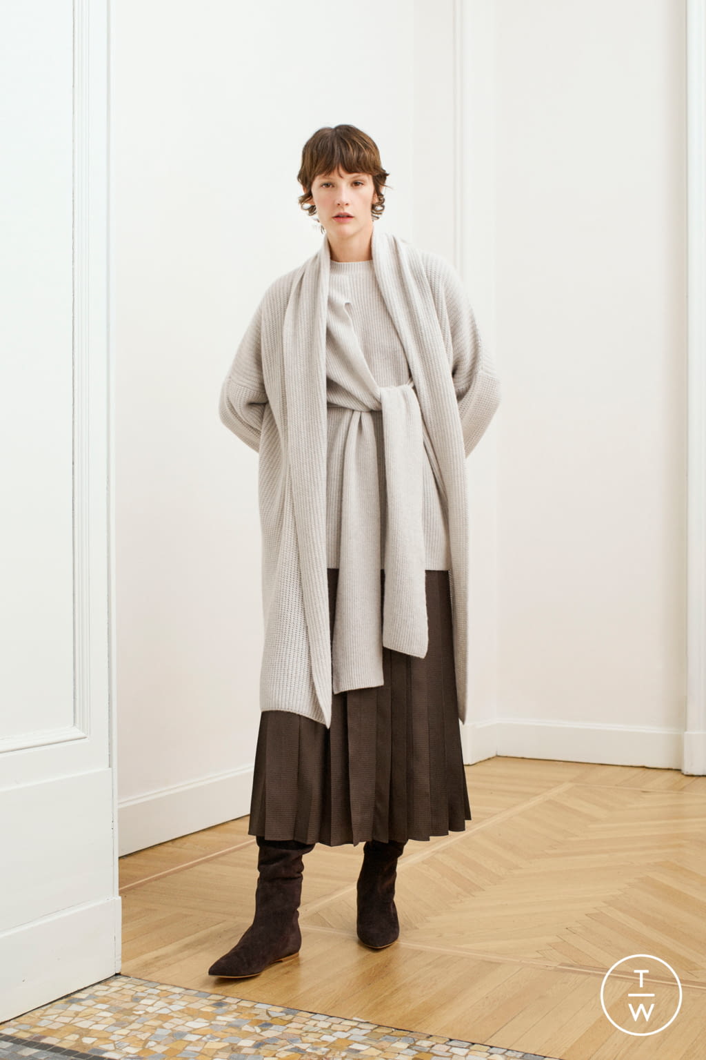 Fashion Week Milan Pre-Fall 2020 look 6 from the Agnona collection womenswear