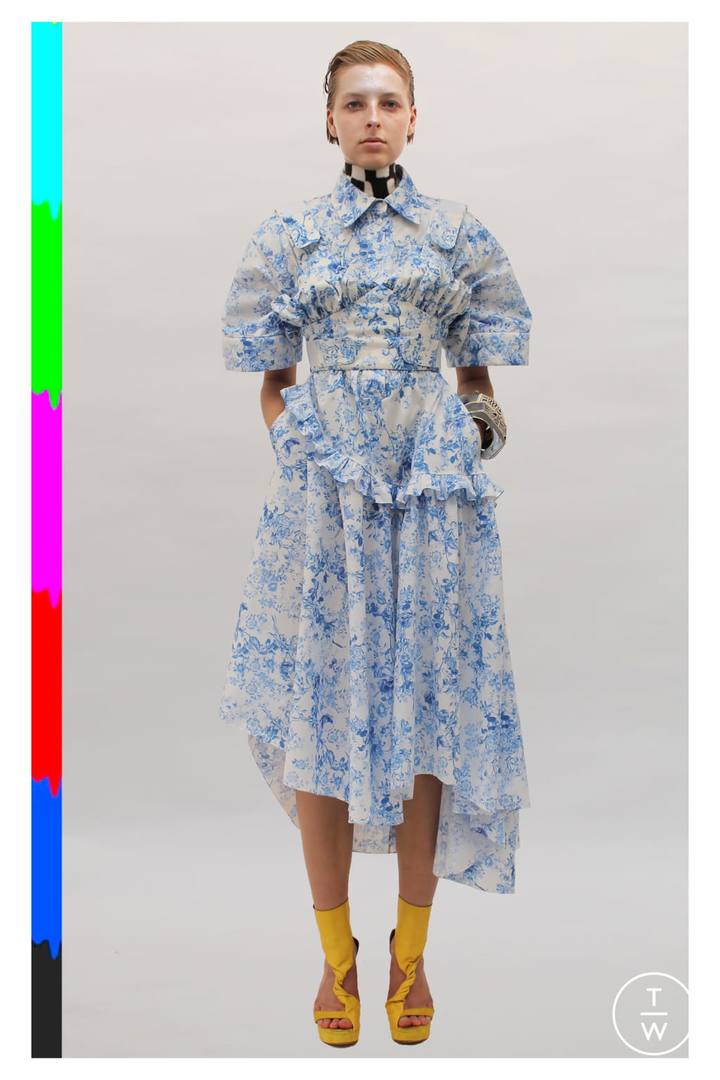 Fashion Week London Spring/Summer 2022 look 6 from the Preen by Thornton Bregazzi collection womenswear