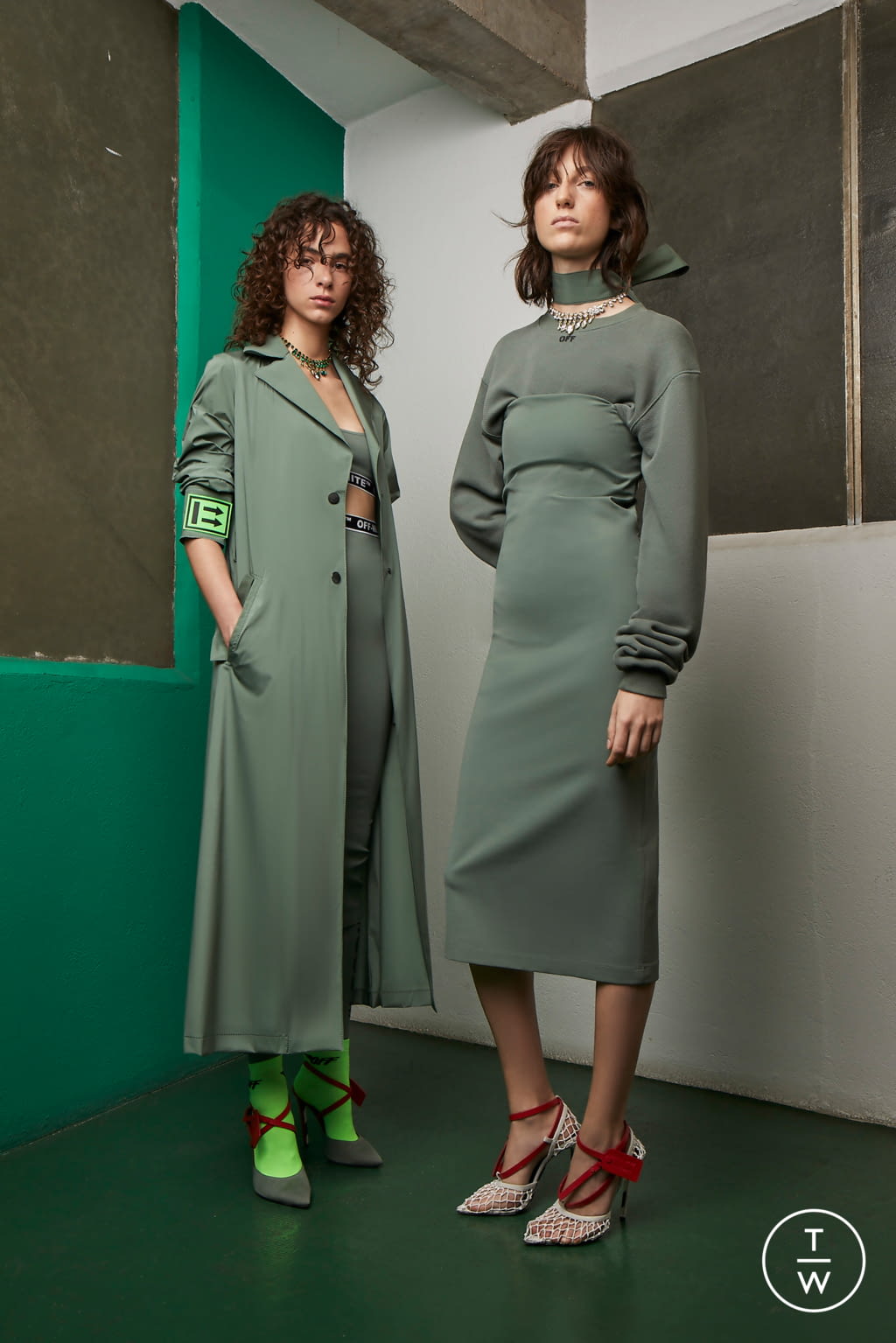 Fashion Week Paris Resort 2019 look 7 from the Off-White collection womenswear