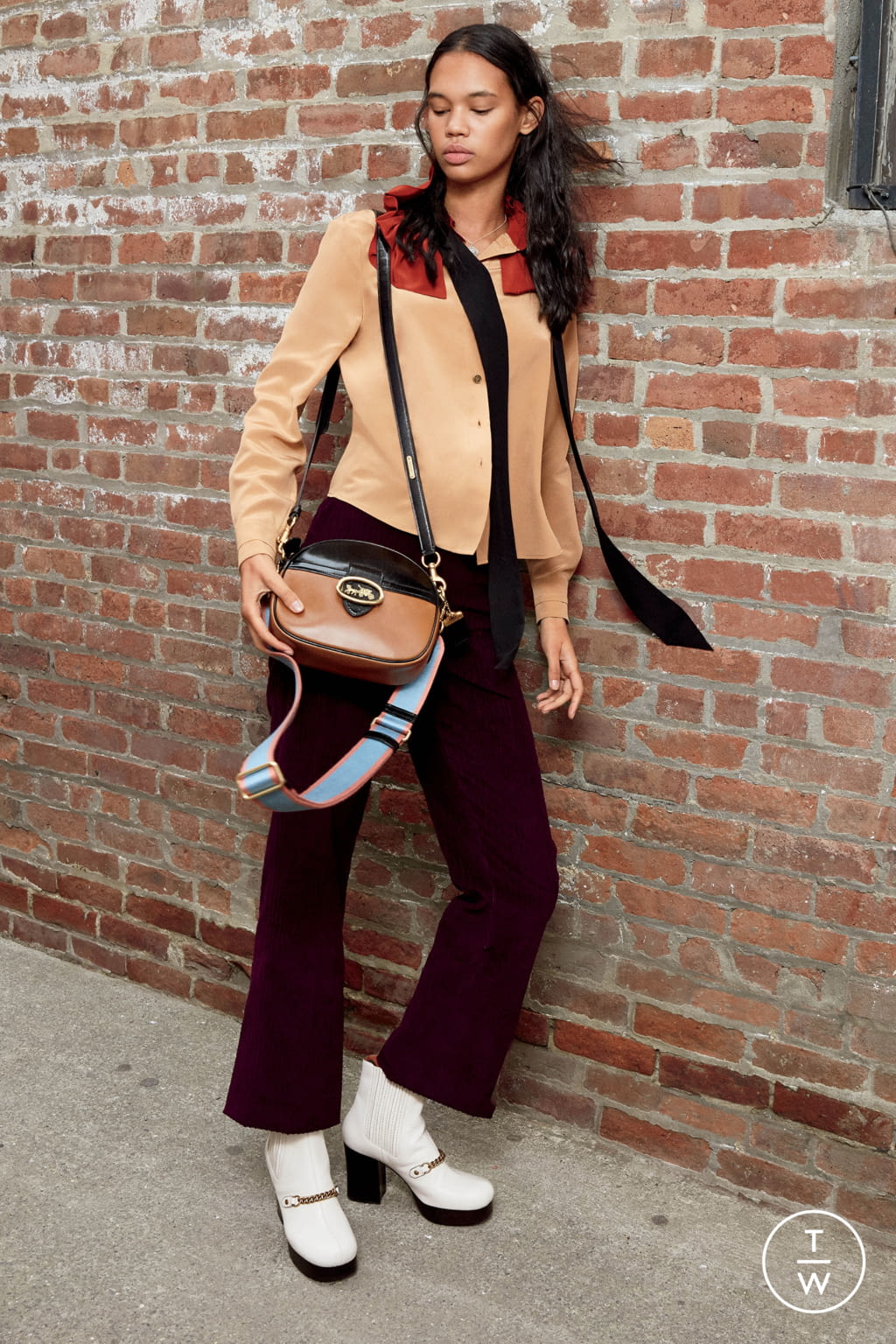 Fashion Week New York Resort 2020 look 7 from the Coach collection womenswear