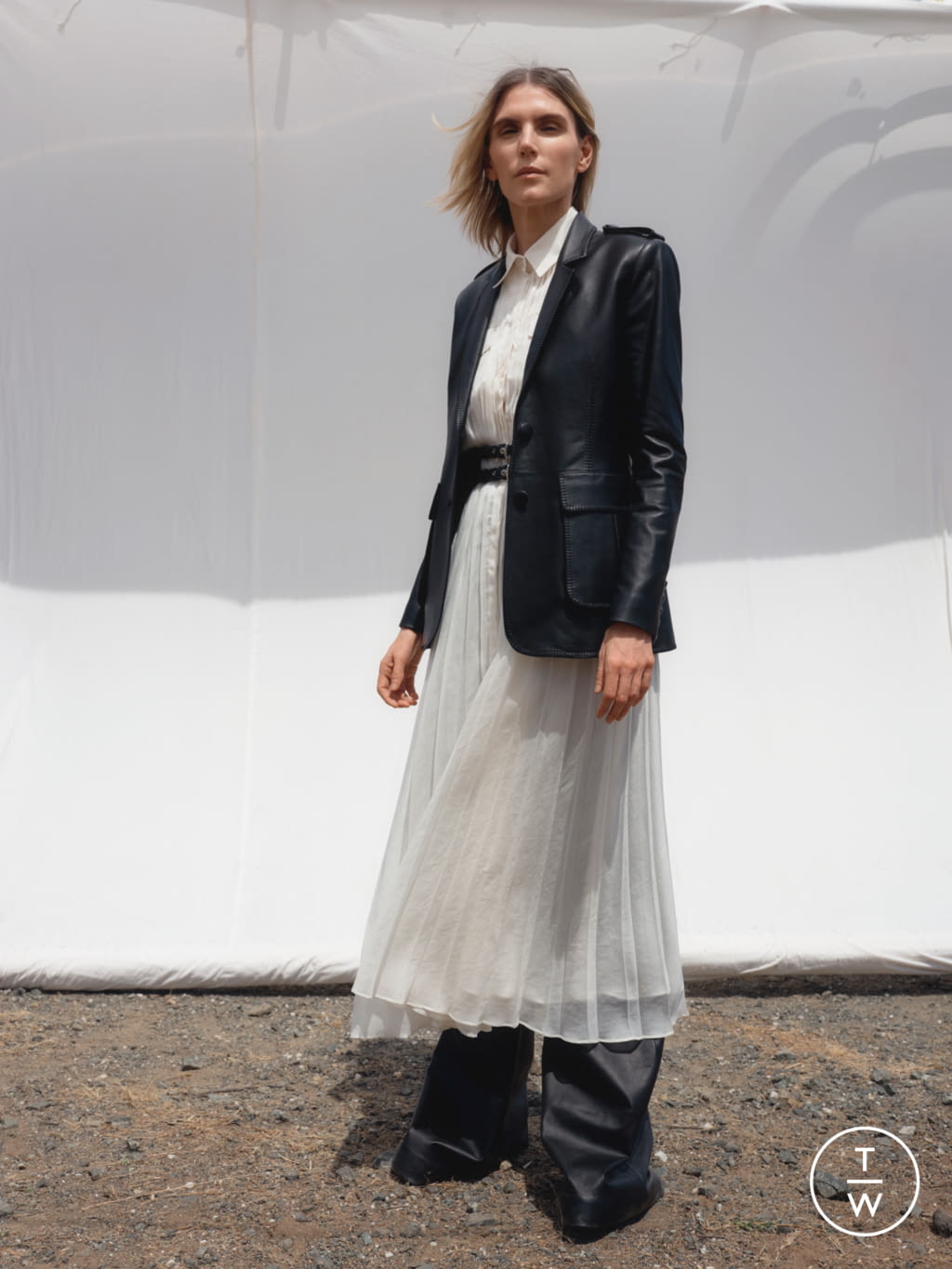 Fashion Week New York Resort 2021 look 7 from the Gabriela Hearst collection womenswear