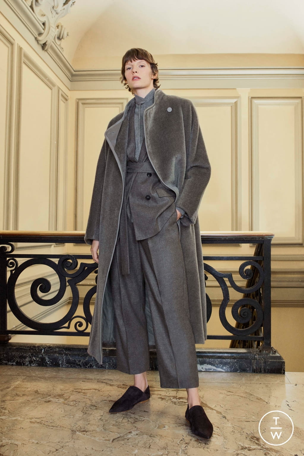 Fashion Week Milan Pre-Fall 2020 look 7 from the Agnona collection womenswear