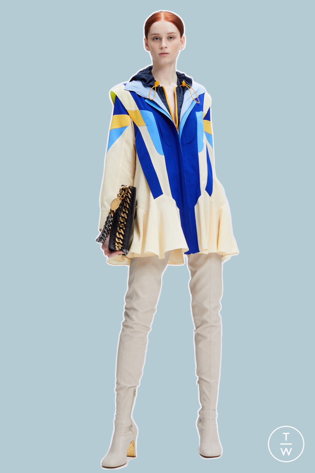 Fashion Week Paris Pre-Fall 2021 look 7 from the Stella McCartney collection womenswear