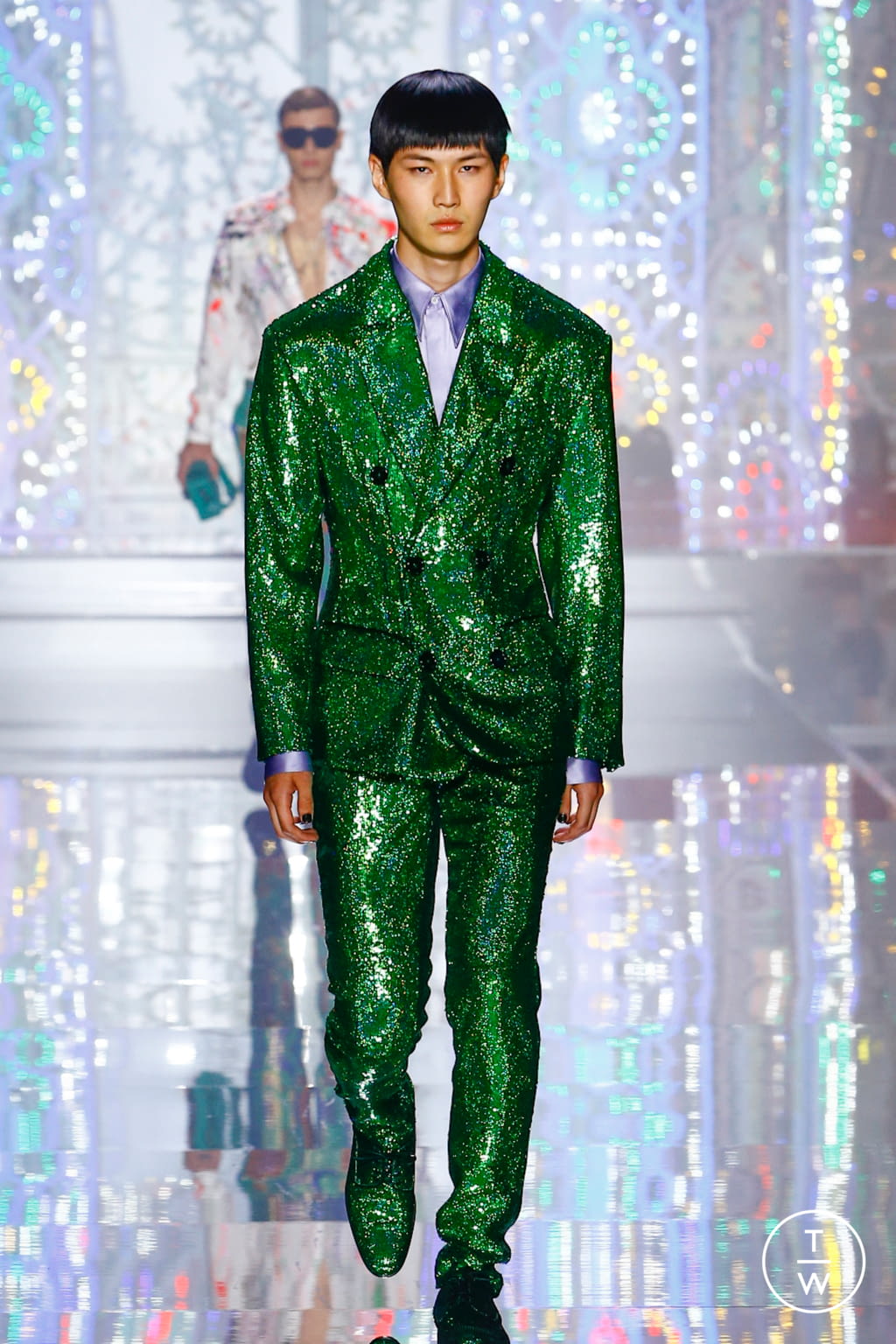 Fashion Week Milan Spring/Summer 2022 look 72 from the Dolce & Gabbana collection menswear