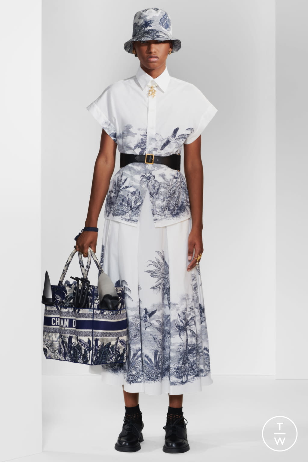 Fashion Week Paris Pre-Fall 2020 look 76 from the Christian Dior collection 女装