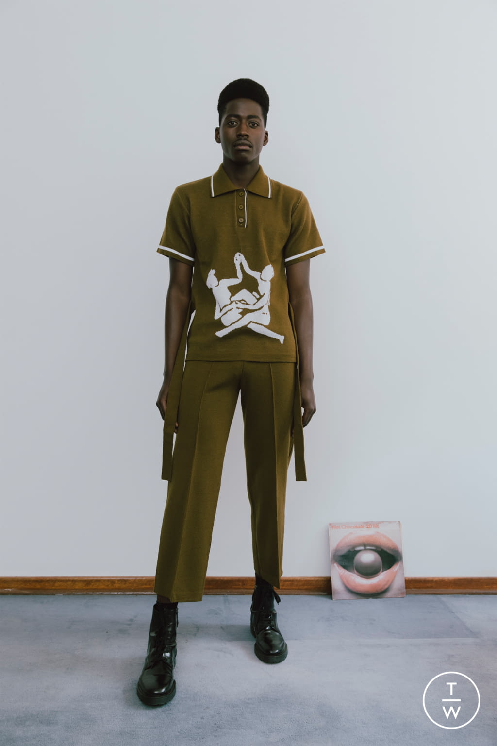 Fashion Week Paris Spring/Summer 2021 look 12 from the Thebe Magugu collection womenswear