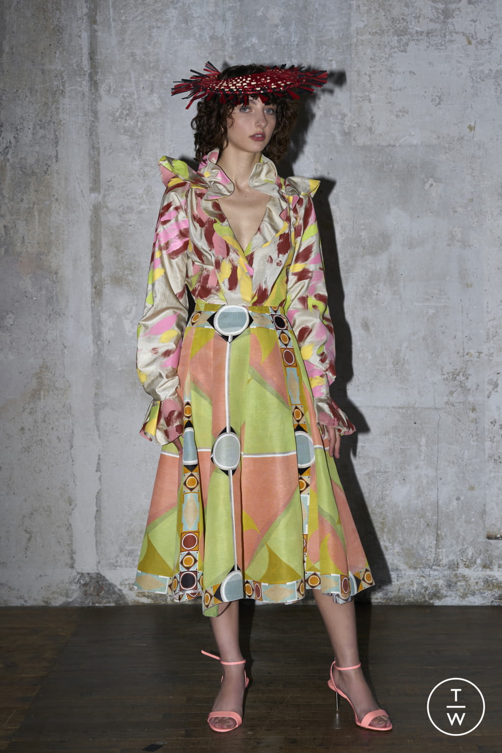 Fashion Week Paris Spring/Summer 2022 look 11 from the Alexandre Blanc collection womenswear
