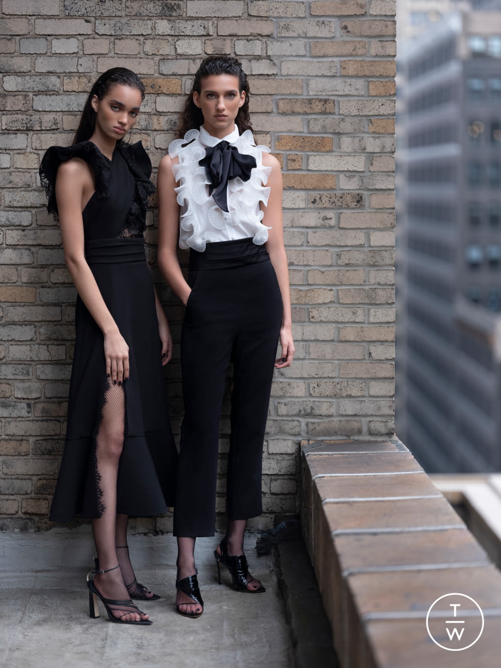 Fashion Week New York Pre-Fall 2020 look 8 from the Prabal Gurung collection womenswear