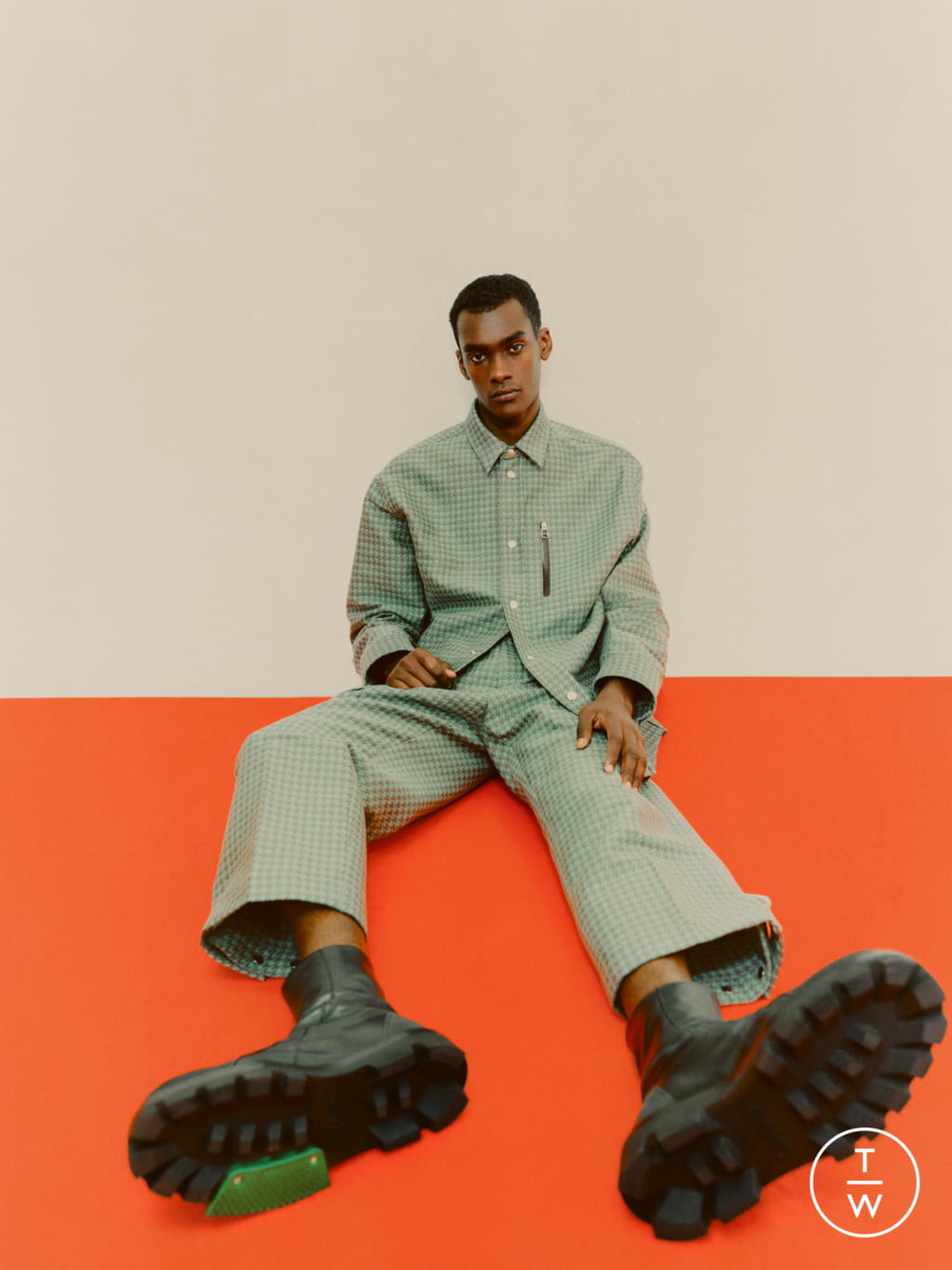 Fashion Week Paris Spring/Summer 2022 look 8 from the OAMC collection menswear