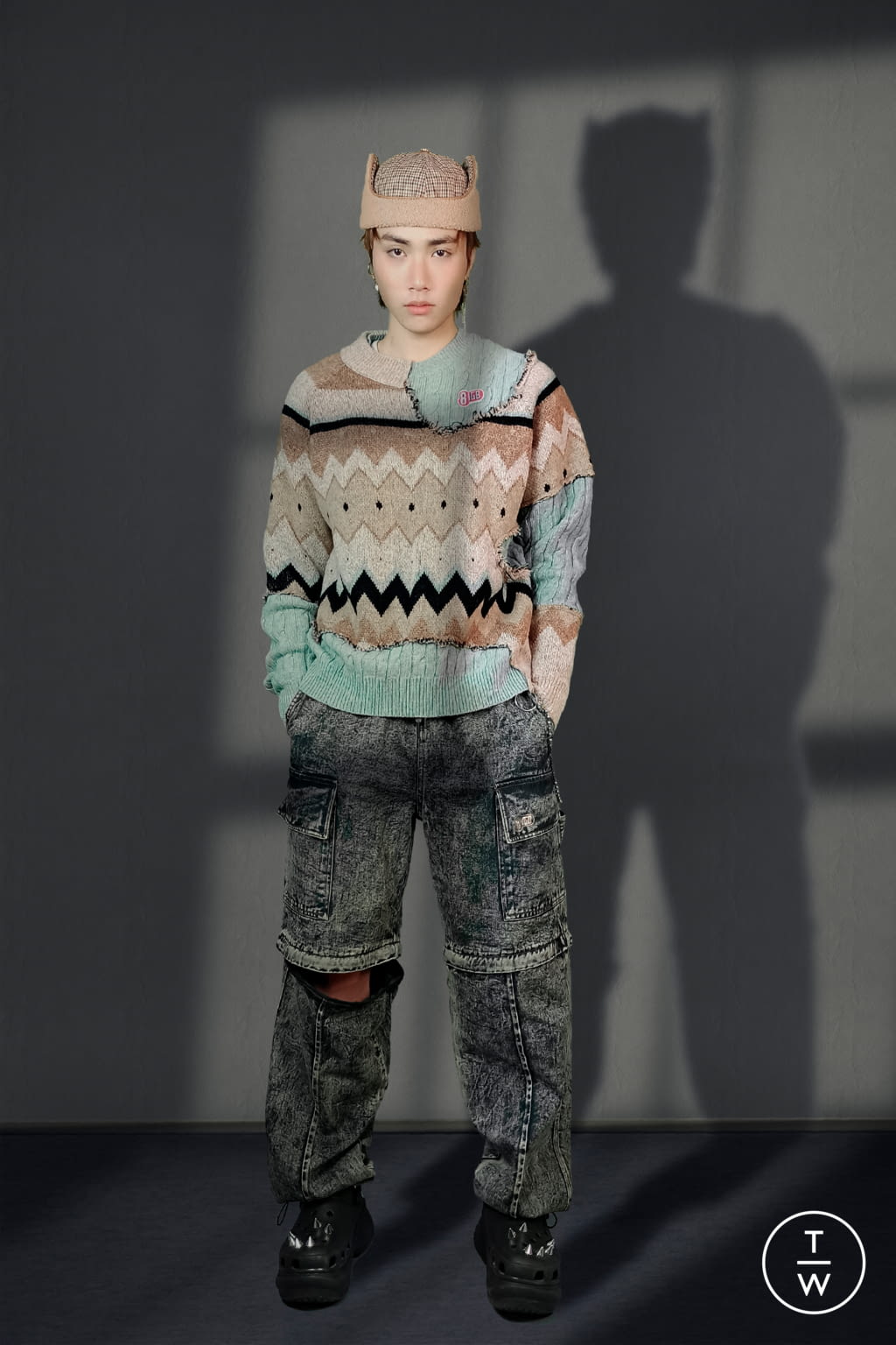 Fashion Week London Fall/Winter 2021 look 18 from the 8IGB community clothing collection 男装
