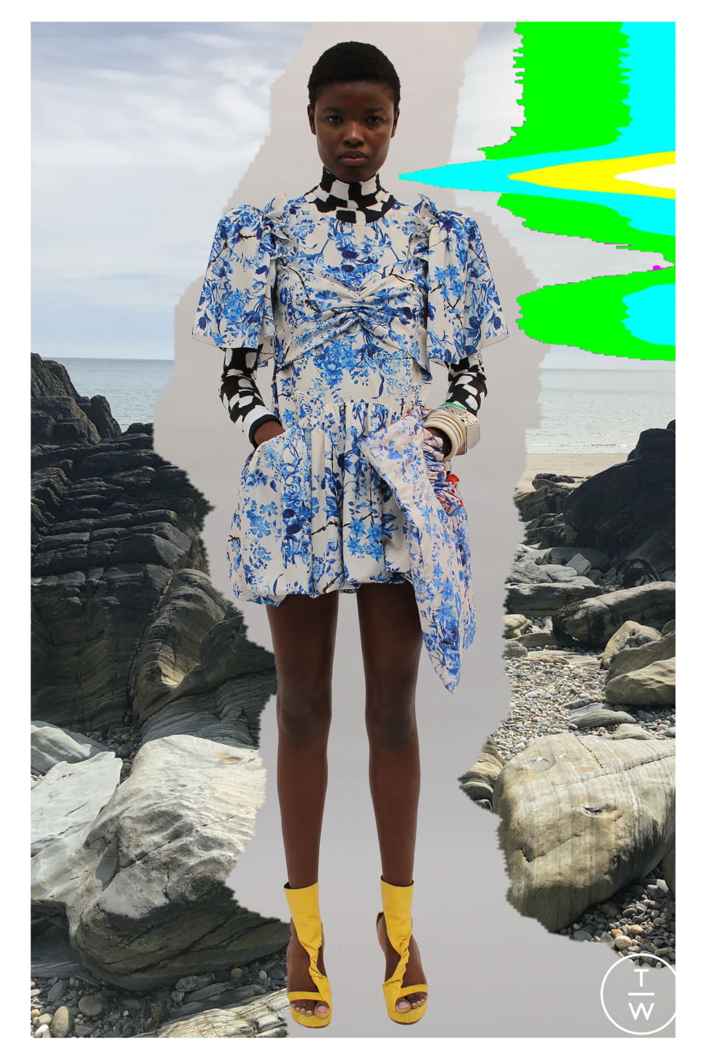 Fashion Week London Spring/Summer 2022 look 8 from the Preen by Thornton Bregazzi collection womenswear