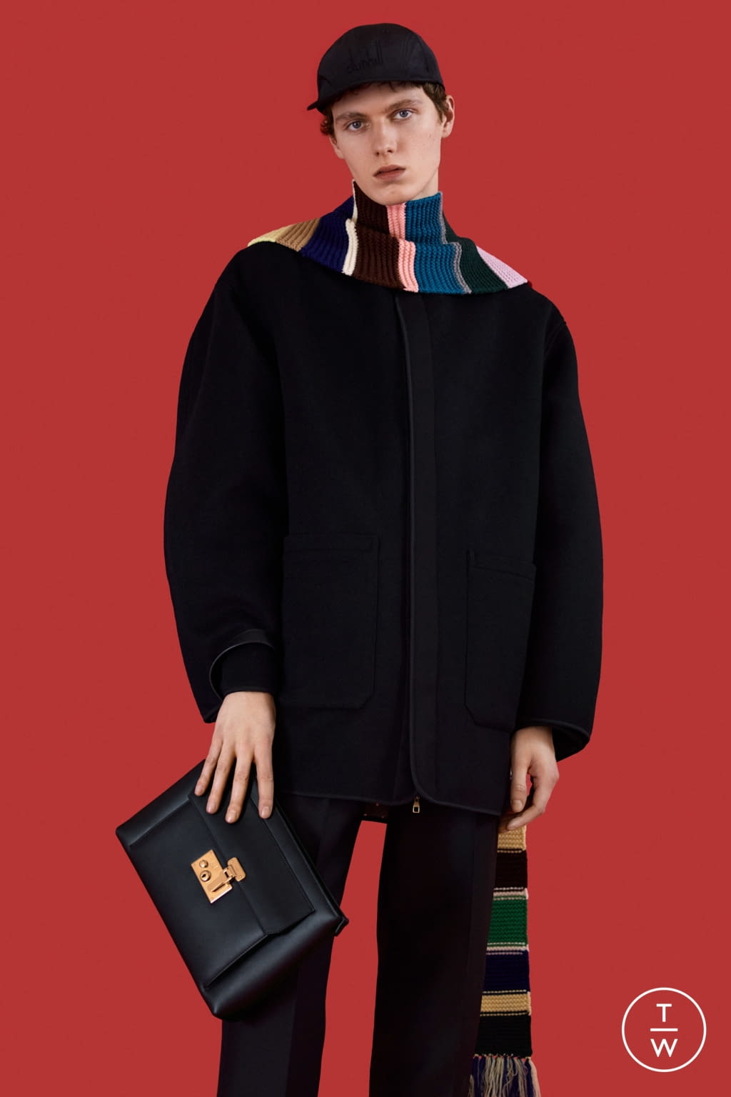 Fashion Week London Fall/Winter 2021 look 9 from the Dunhill collection 男装