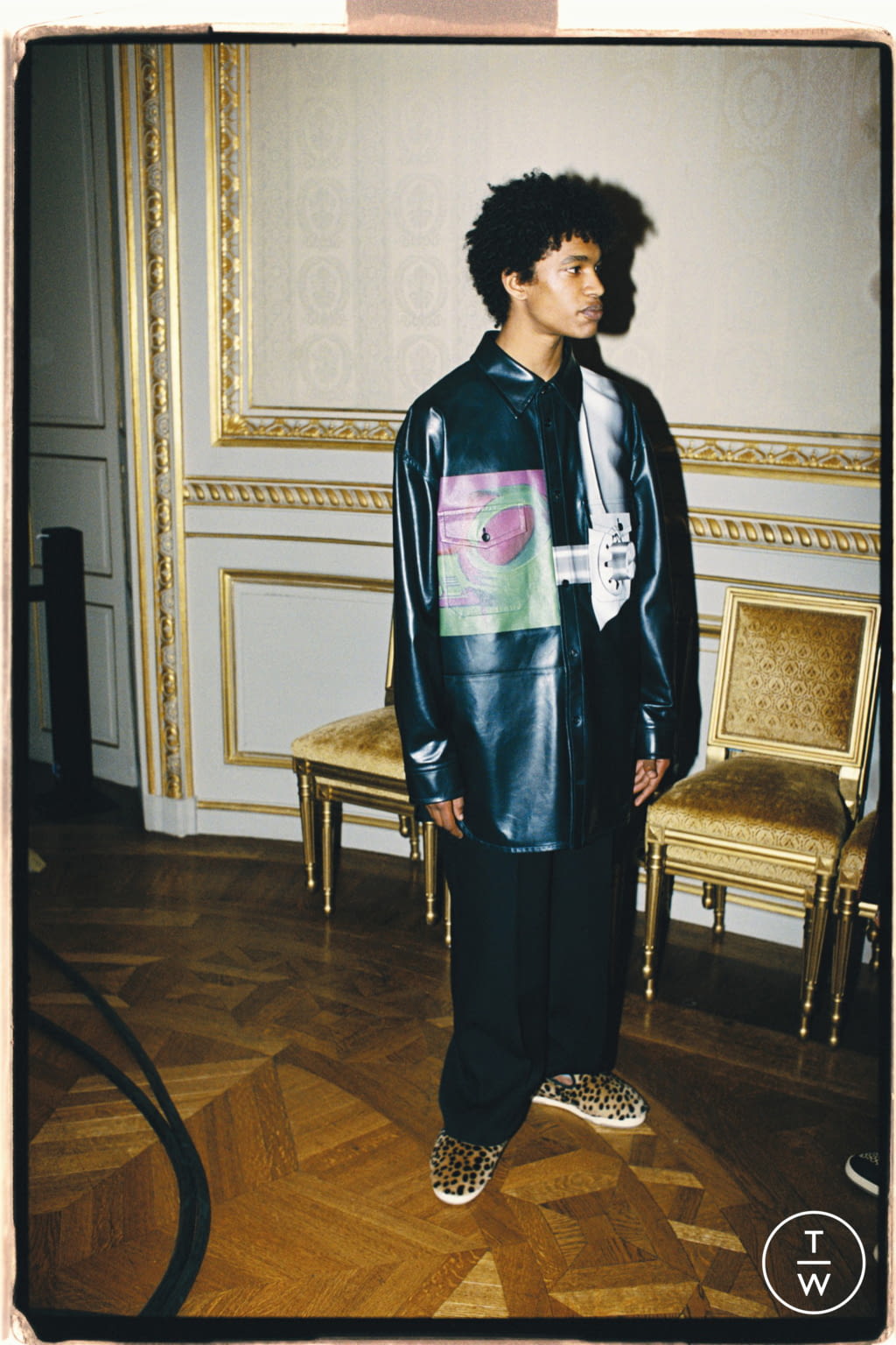 Fashion Week Paris Fall/Winter 2021 look 9 from the Lanvin collection menswear