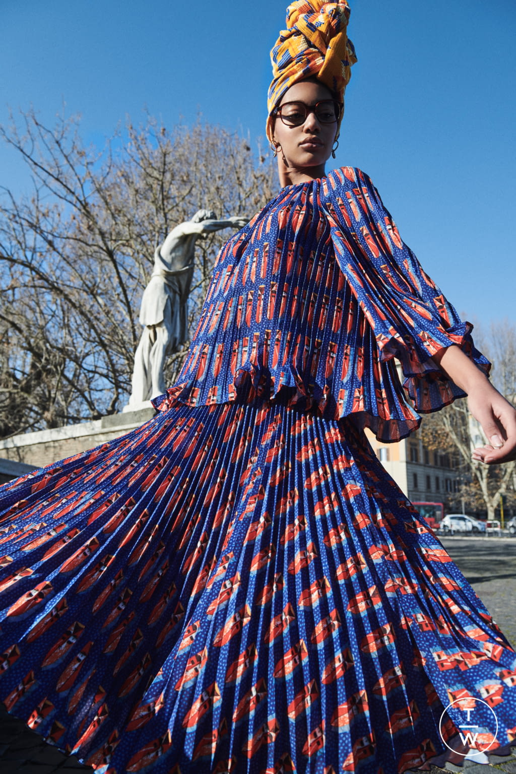 Fashion Week Milan Pre-Fall 2020 look 9 from the Stella Jean collection womenswear