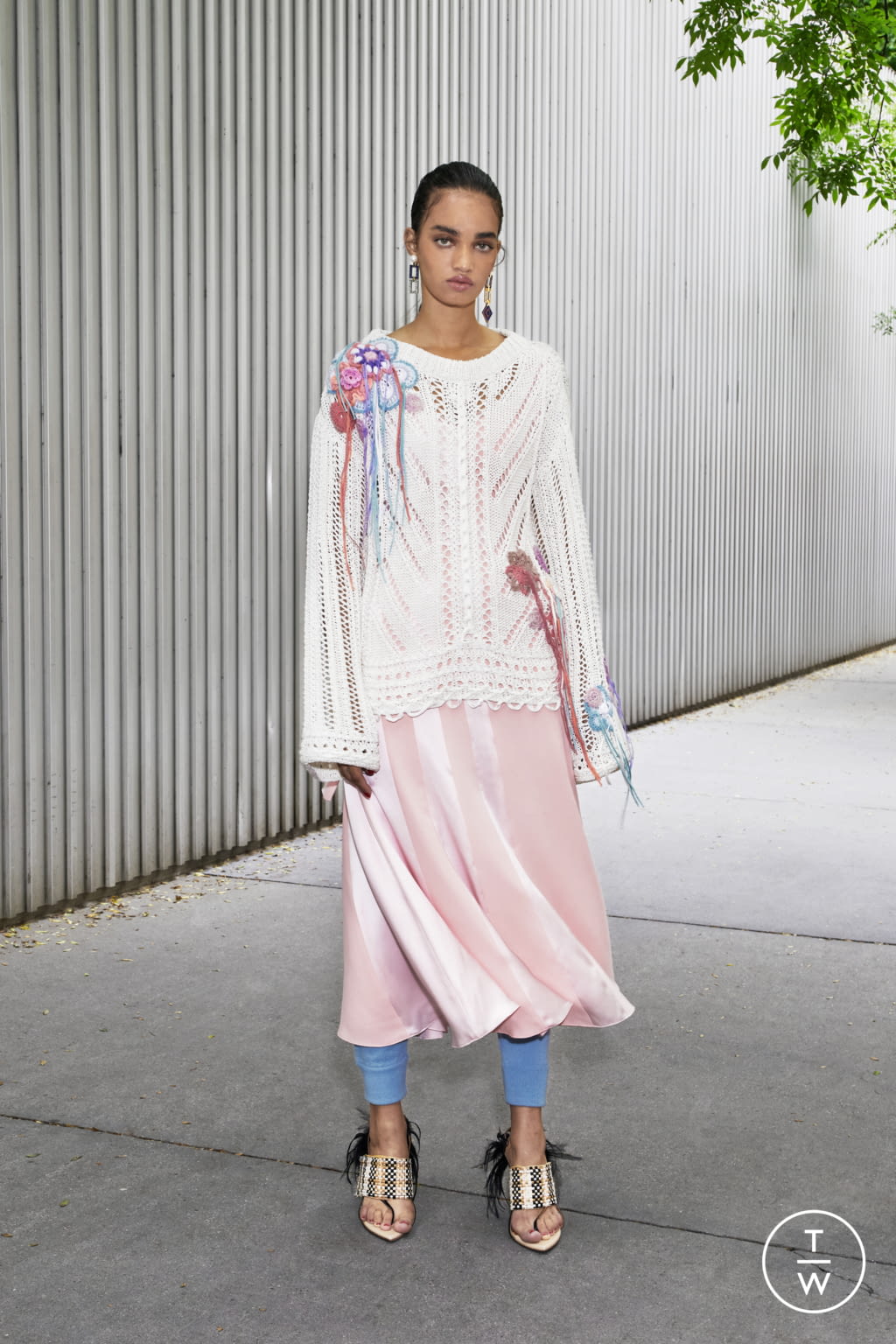 Fashion Week New York Resort 2020 look 9 de la collection Prabal Gurung womenswear