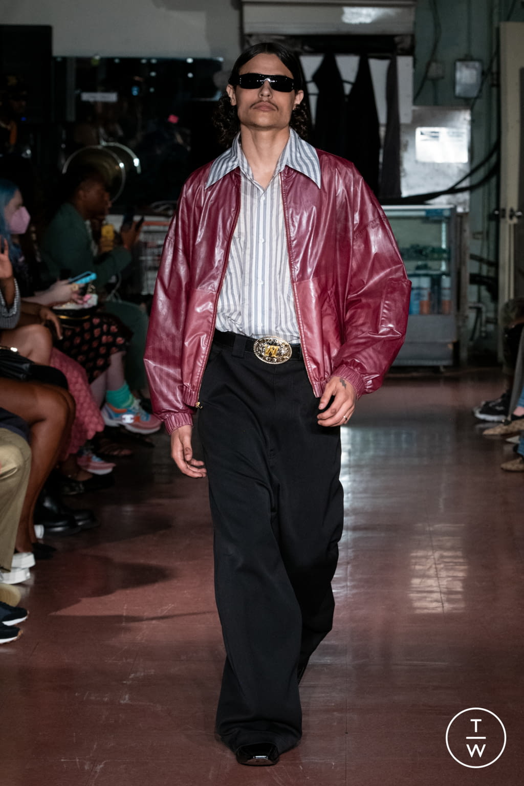 Fashion Week New York Spring/Summer 2022 look 9 from the Willy Chavarria collection menswear