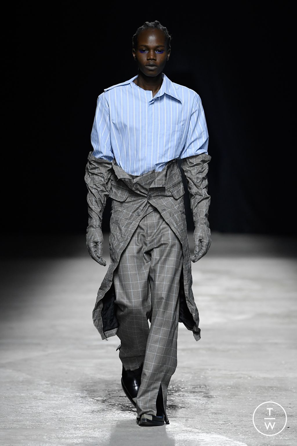 Fashion Week Florence - Pitti Fall/Winter 2024 look 2 de la collection Achilles Ion Gabriel menswear
