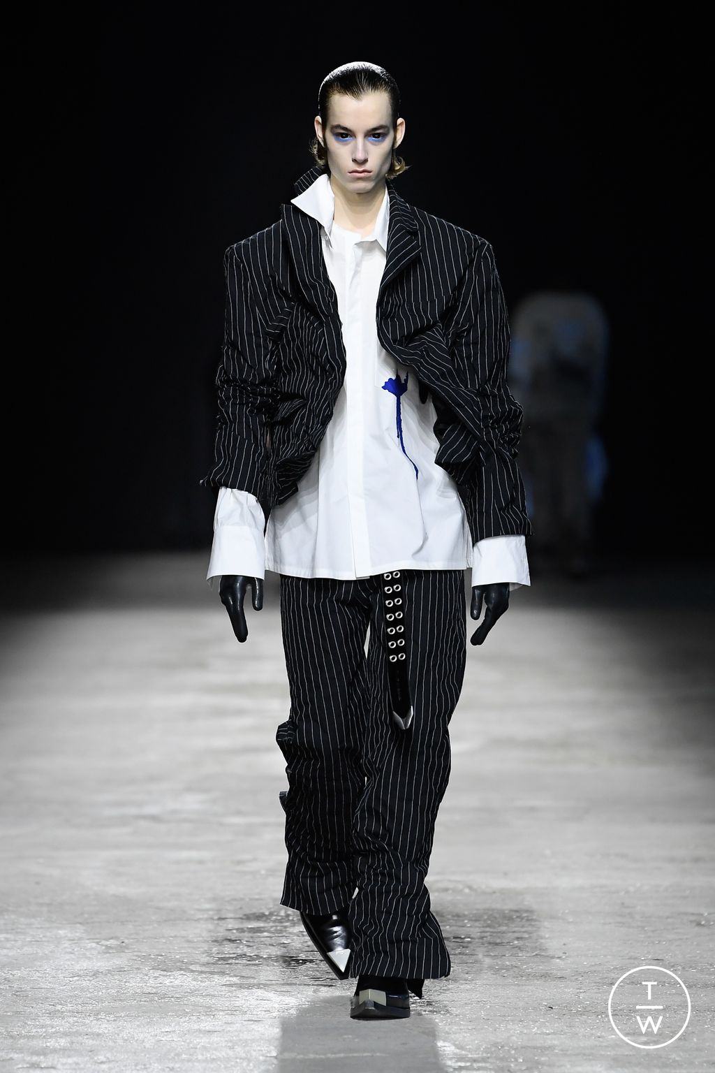 Fashion Week Florence - Pitti Fall/Winter 2024 look 6 de la collection Achilles Ion Gabriel menswear