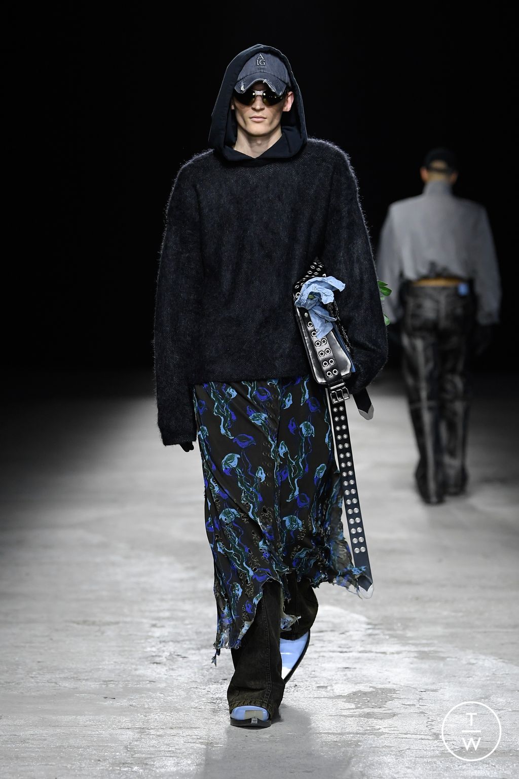 Fashion Week Florence - Pitti Fall/Winter 2024 look 14 de la collection Achilles Ion Gabriel menswear