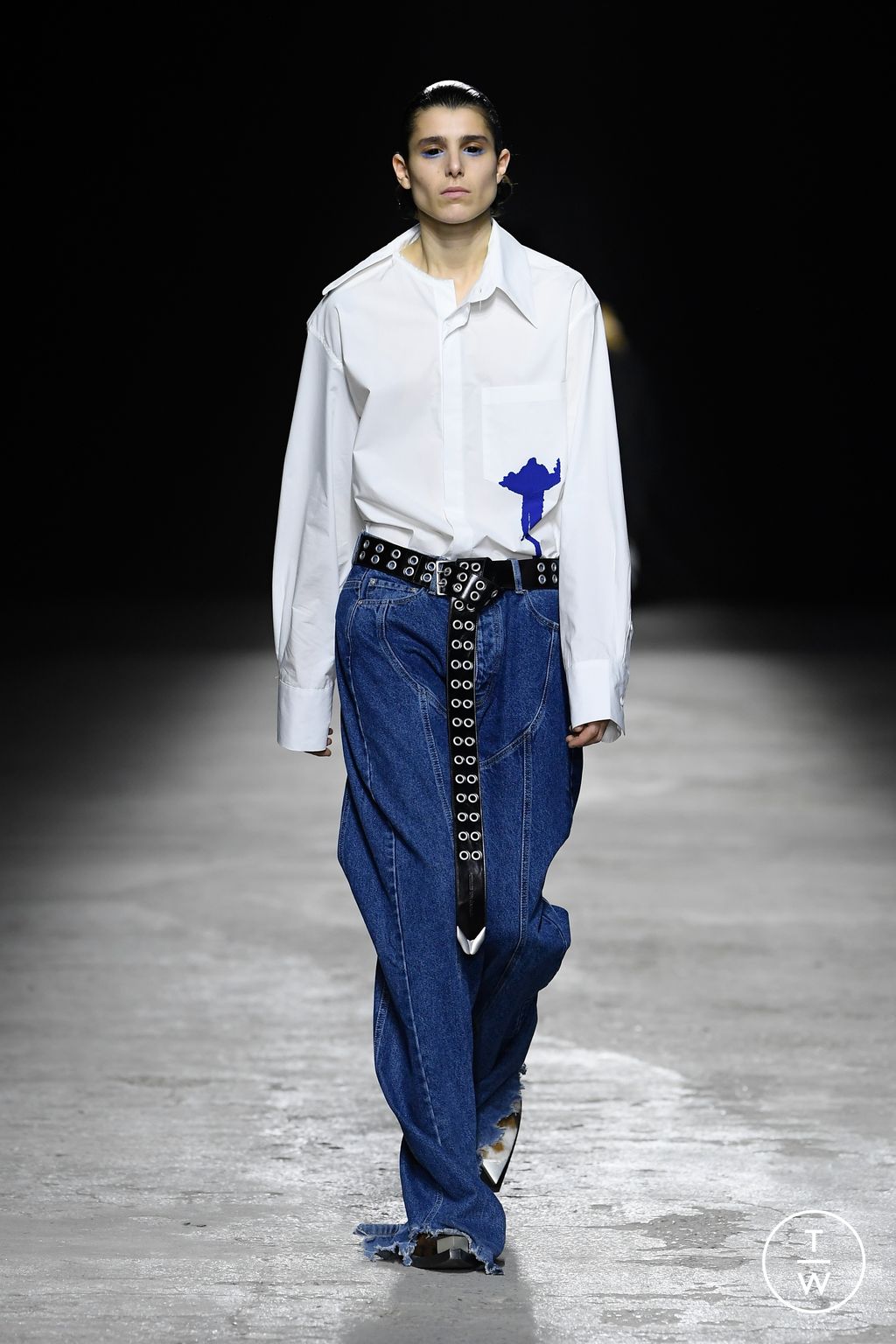 Fashion Week Florence - Pitti Fall/Winter 2024 look 21 from the Achilles Ion Gabriel collection 男装