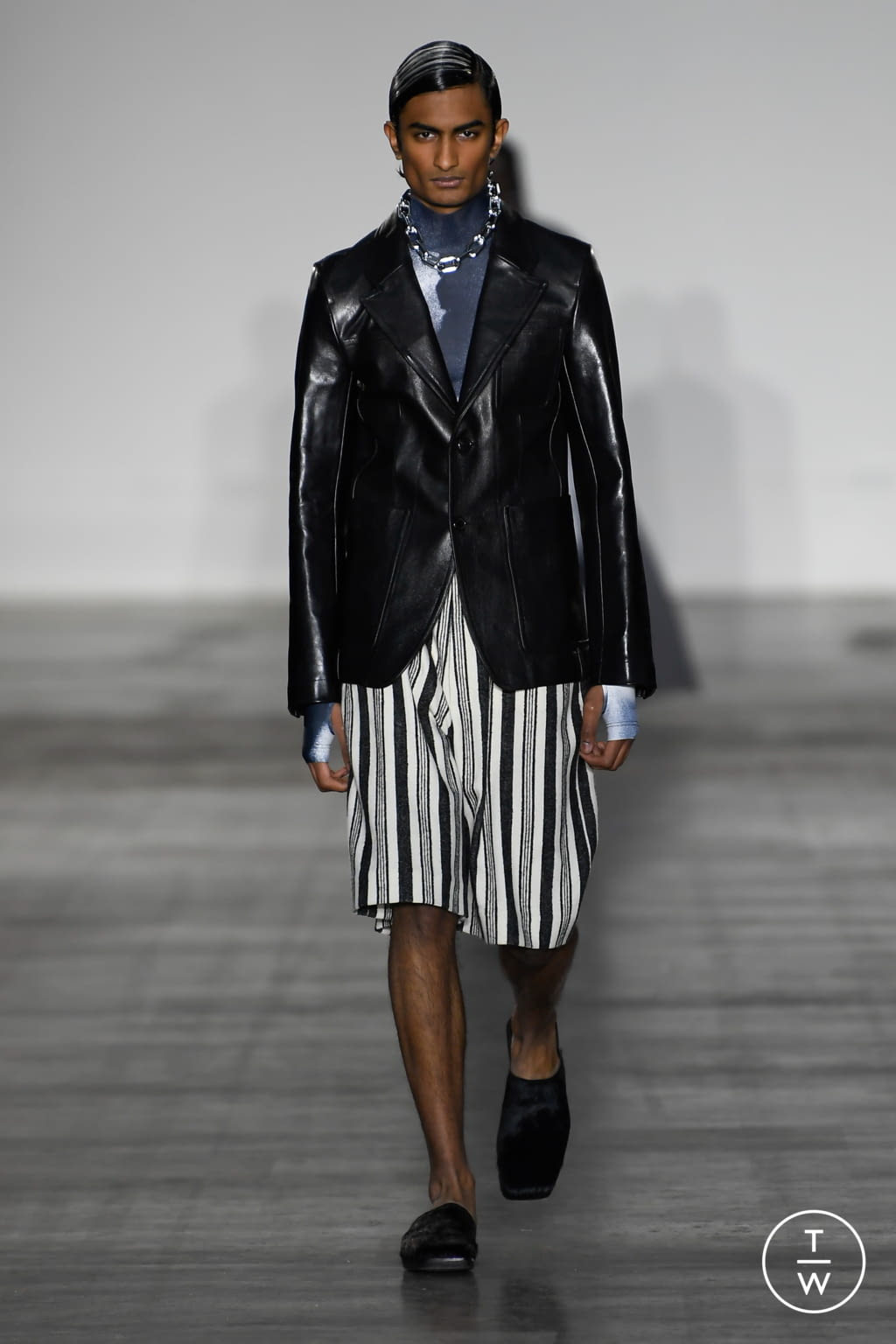 Fashion Week London Fall/Winter 2020 look 3 from the Pronounce collection 男装